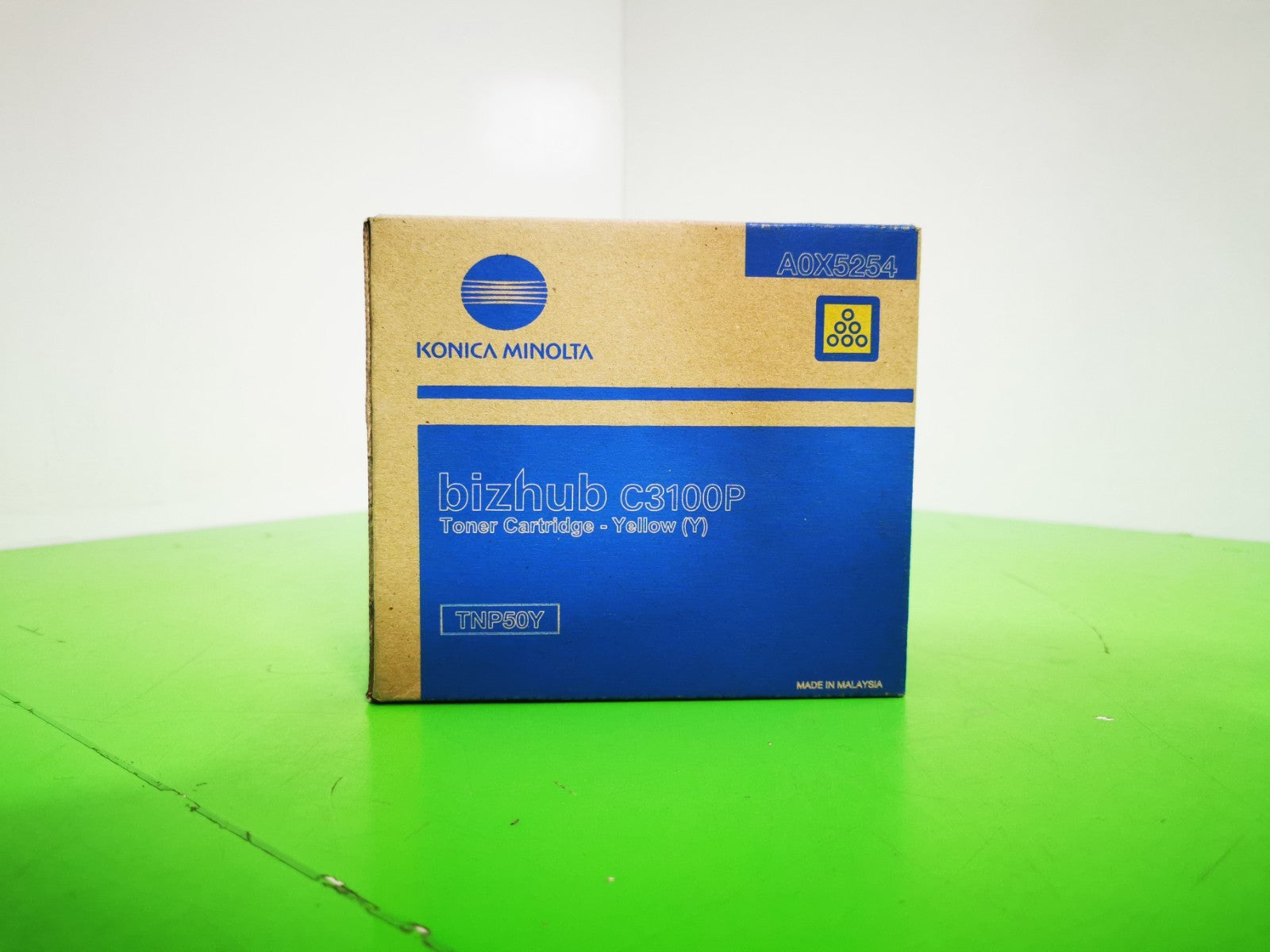 Genuine Konica Minolta TNP50Y (A0X5254) Yellow Toner Cartridge