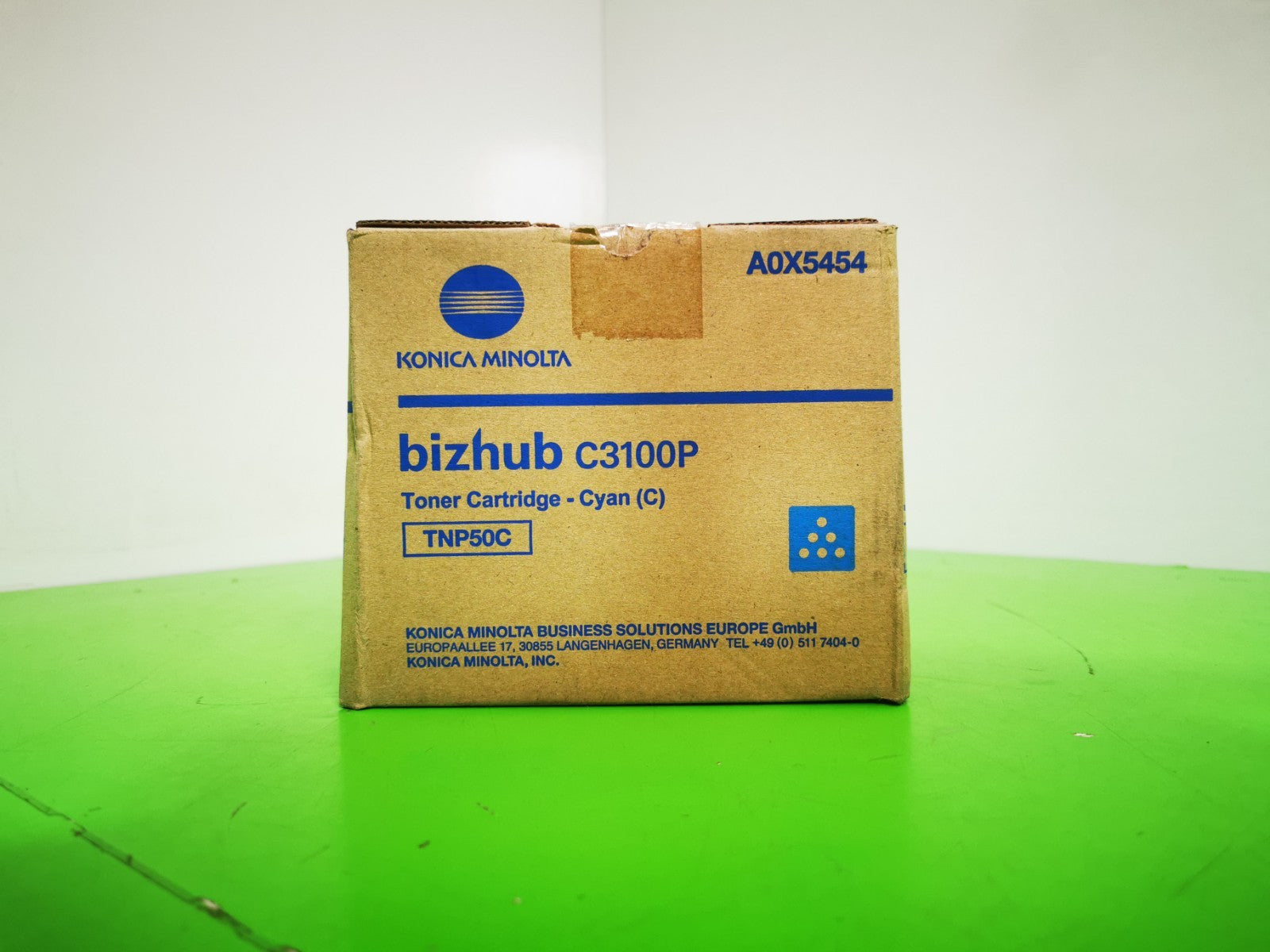Genuine Konica Minolta TNP50C Cyan Toner Cartridge Bizhub C3100P
