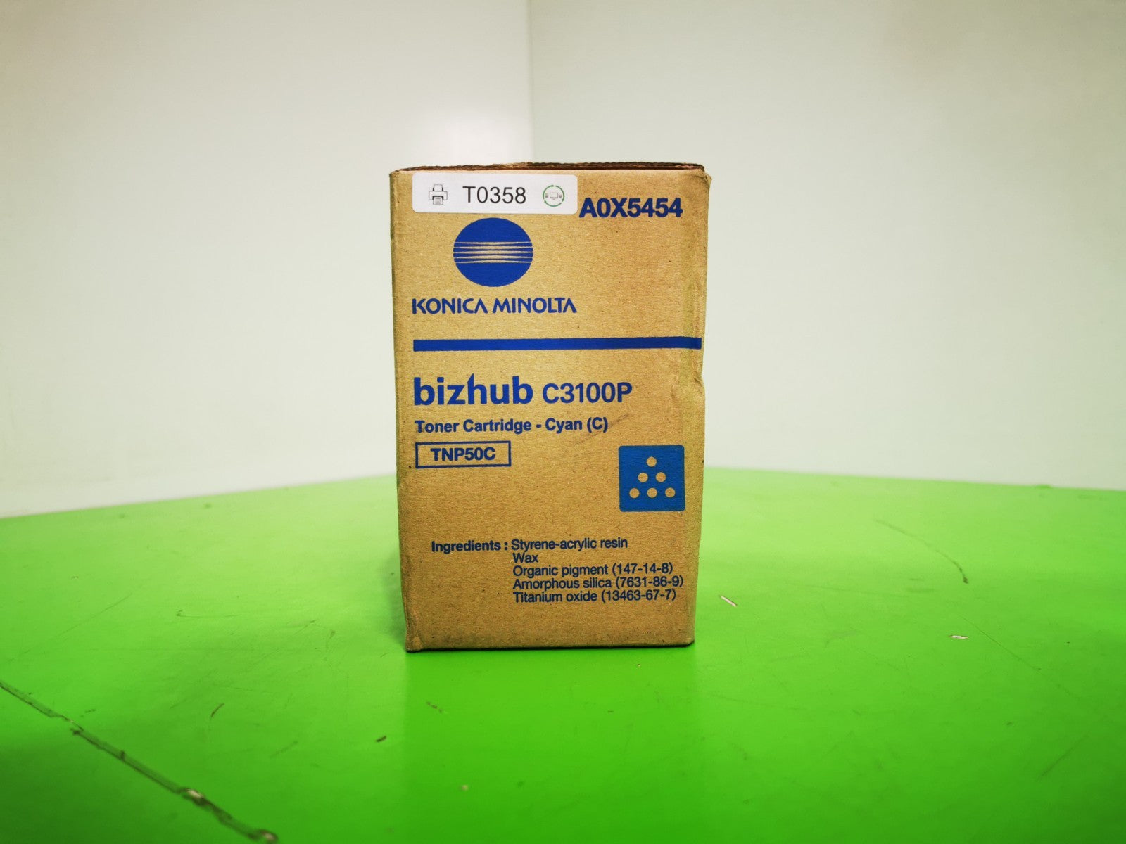 Genuine Konica Minolta TNP50C Cyan Toner Cartridge Bizhub C3100P