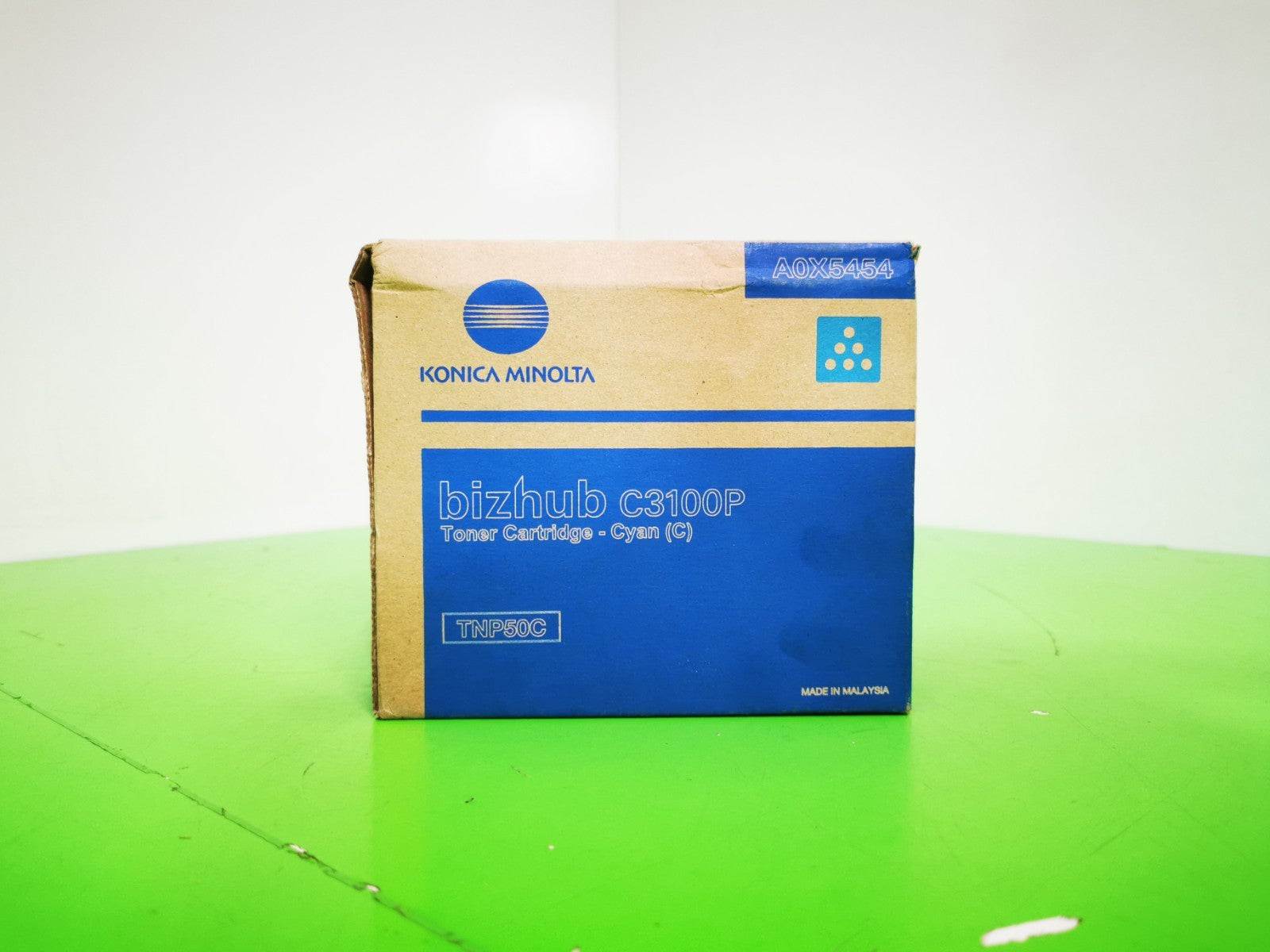 Genuine Konica Minolta TNP50C Cyan Toner Cartridge Bizhub C3100P