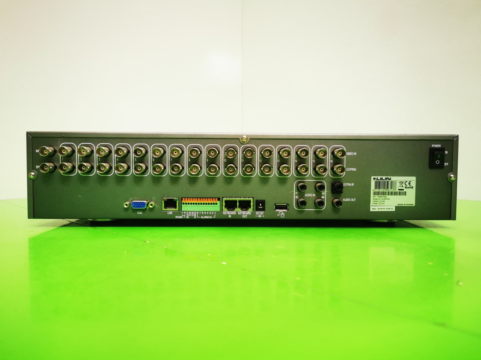 Lilin DVR516D DVR Video Recorder - 16 Channels - DVR - Tested & Working