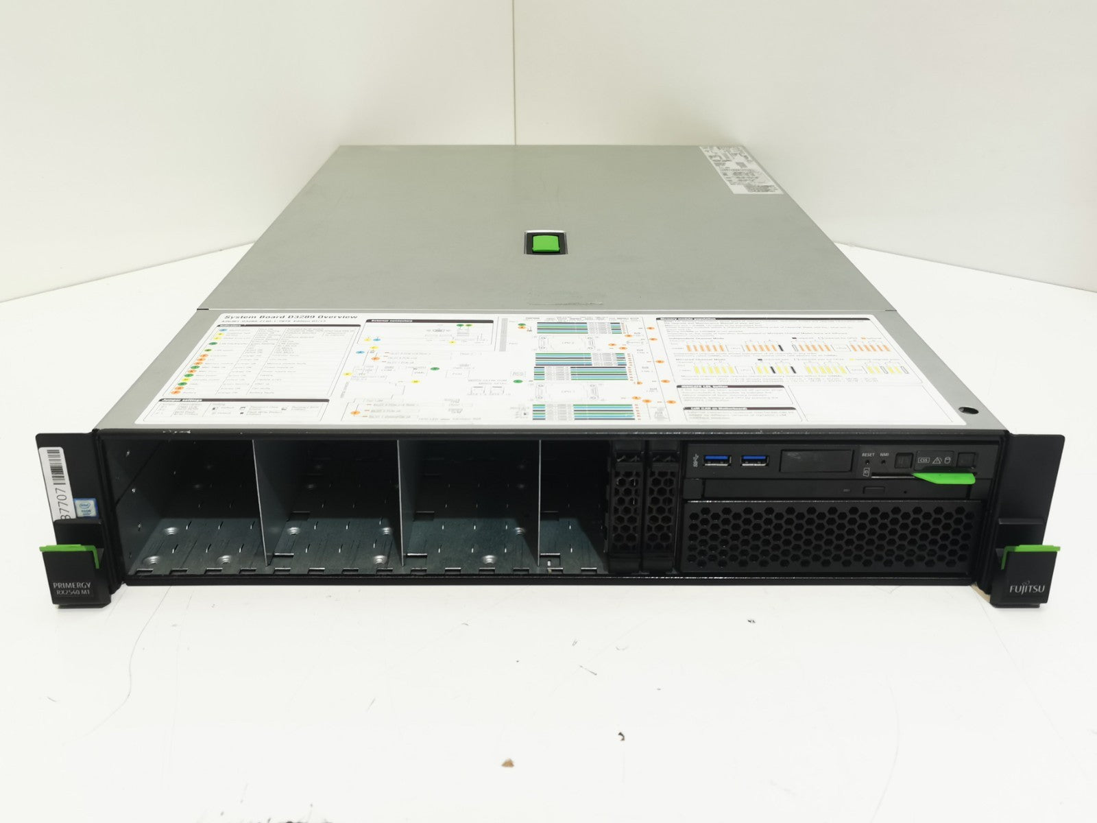 Fujitsu Primergy RX2540 M1 2U Server 2x Xeon E5-2620v3 2.4GHz 12-Bay SFF 10GbE