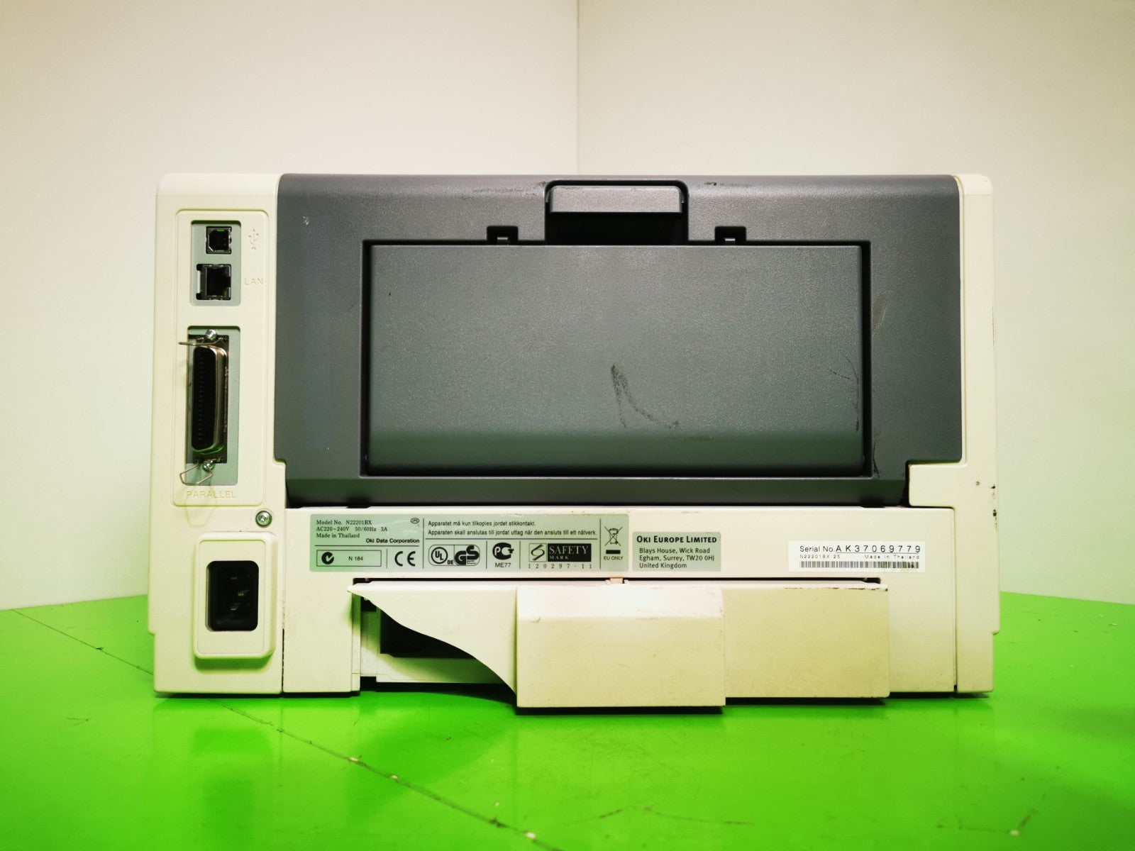 Oki B411dn Monochrome Laser Printer - USB/Ethernet/Parrallel - 56091 Page Count
