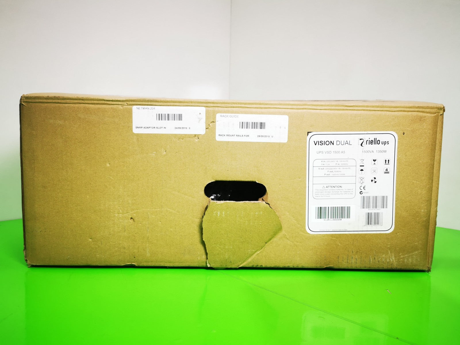 Riello UPS VSD 1500 A5 Tower Rackmount 1500VA 1350W UPS - No Batteries