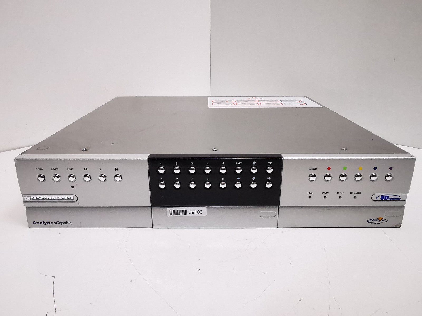 Dedicated Micros SD Advanced 16Ch Analog NVR - No HDD Included