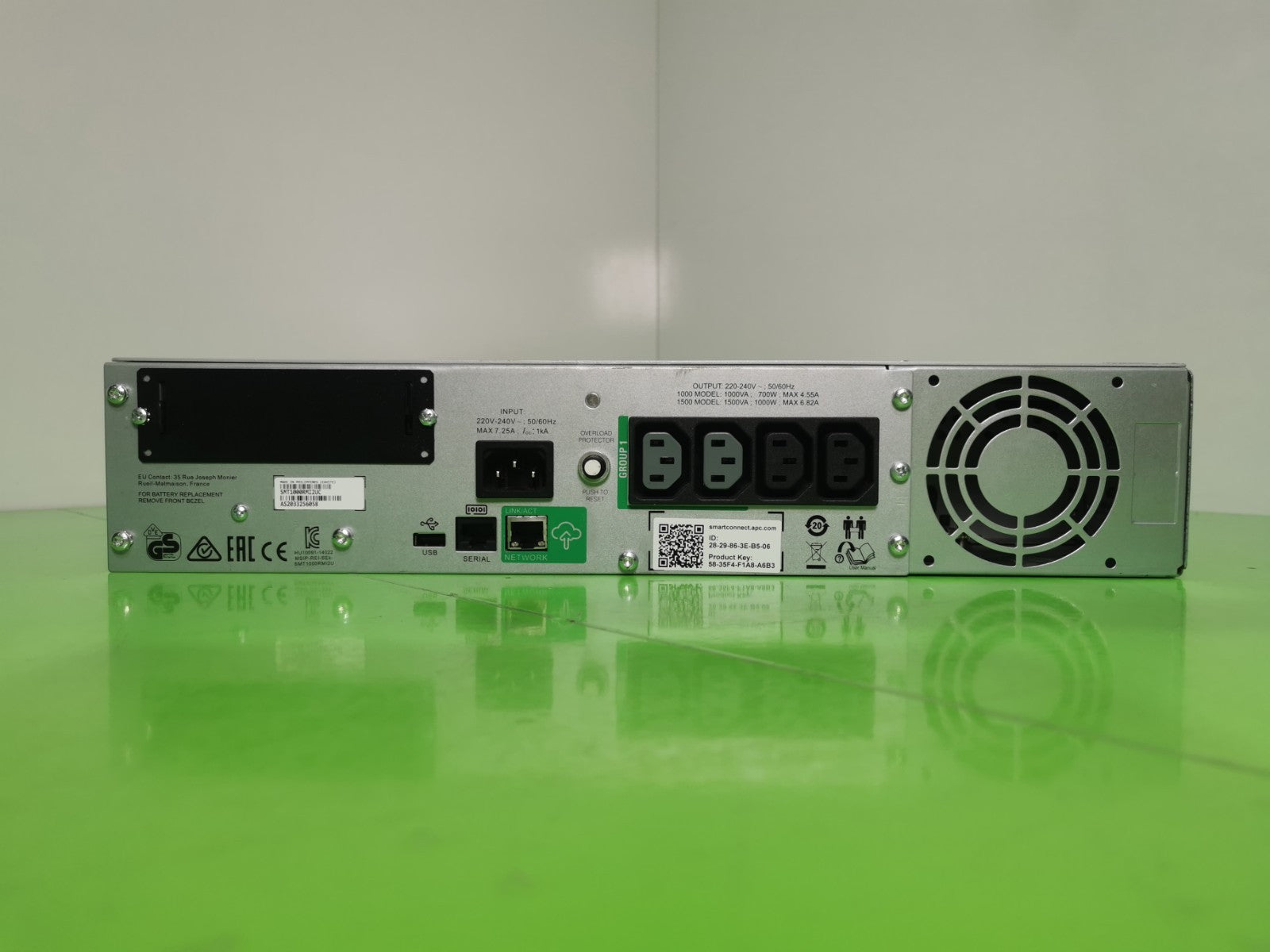 APC Smart-UPS SMT1000RMI2UC 1000VA 2U Rackmount UPS LCD 700W - Tested & Working