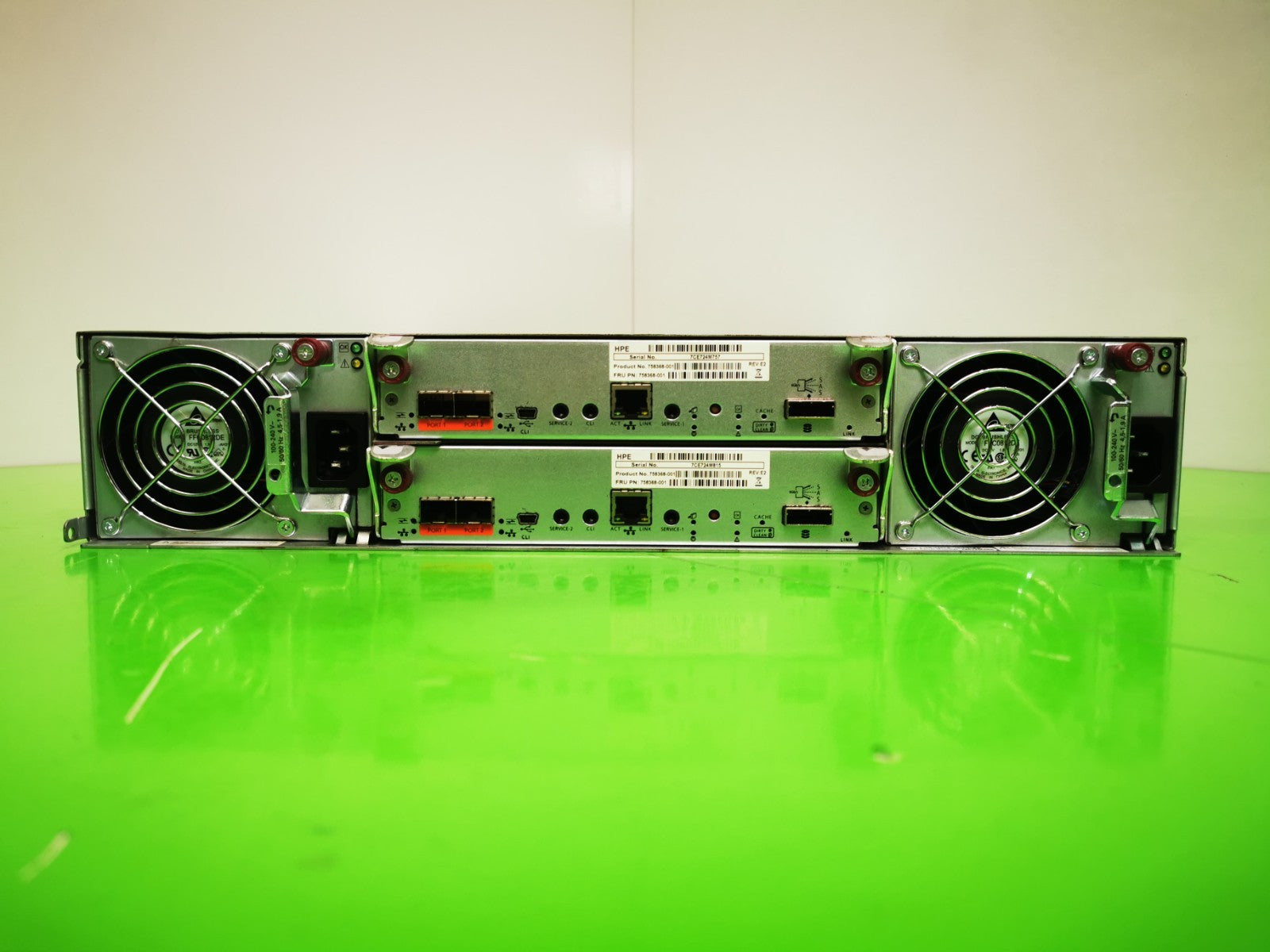 HP MSA 1040 Smart Array 24-Bay 2.5" SAS Storage E7W02A -2x 758368-001 Controller