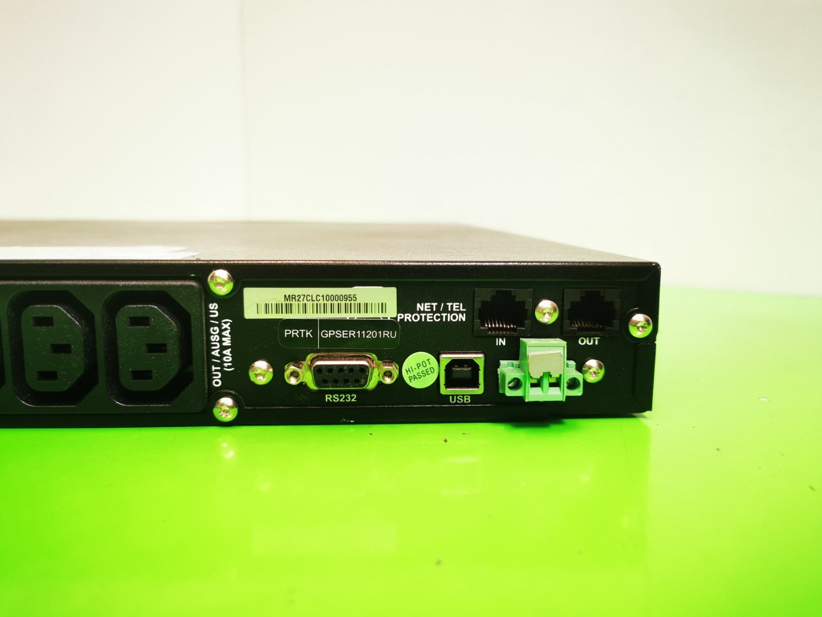 Riello DVR 1100 UPS Rack-Mount 1u - 1100VA - No Batteries