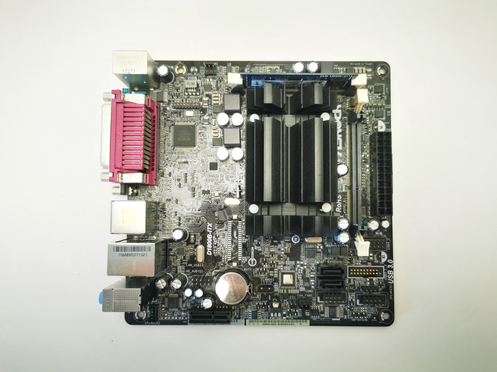 ASRock D1800B-ITX Celeron J1800 DDR3 Mini-ITX 4GB Motherboard With I/O Shield