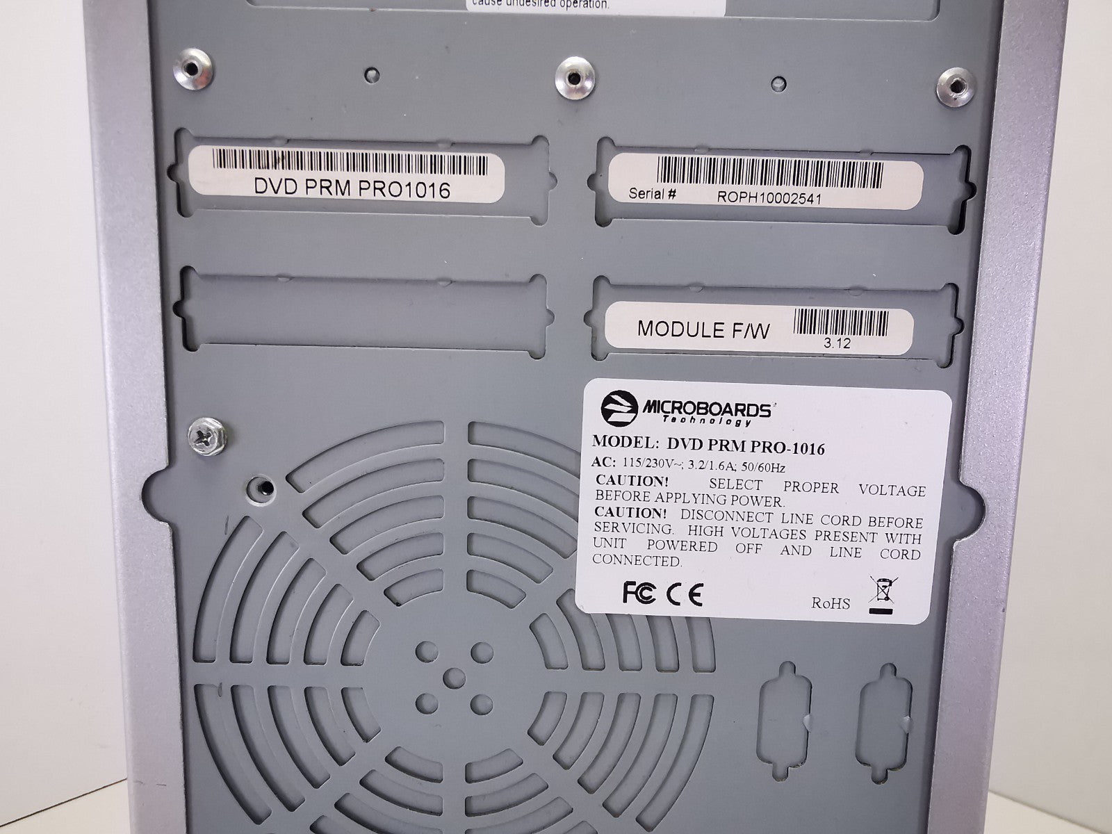 Microboards Disc Duplicator DVD PRM PRO-1016 - 10 bay CD & DVD duplicator FAULTY