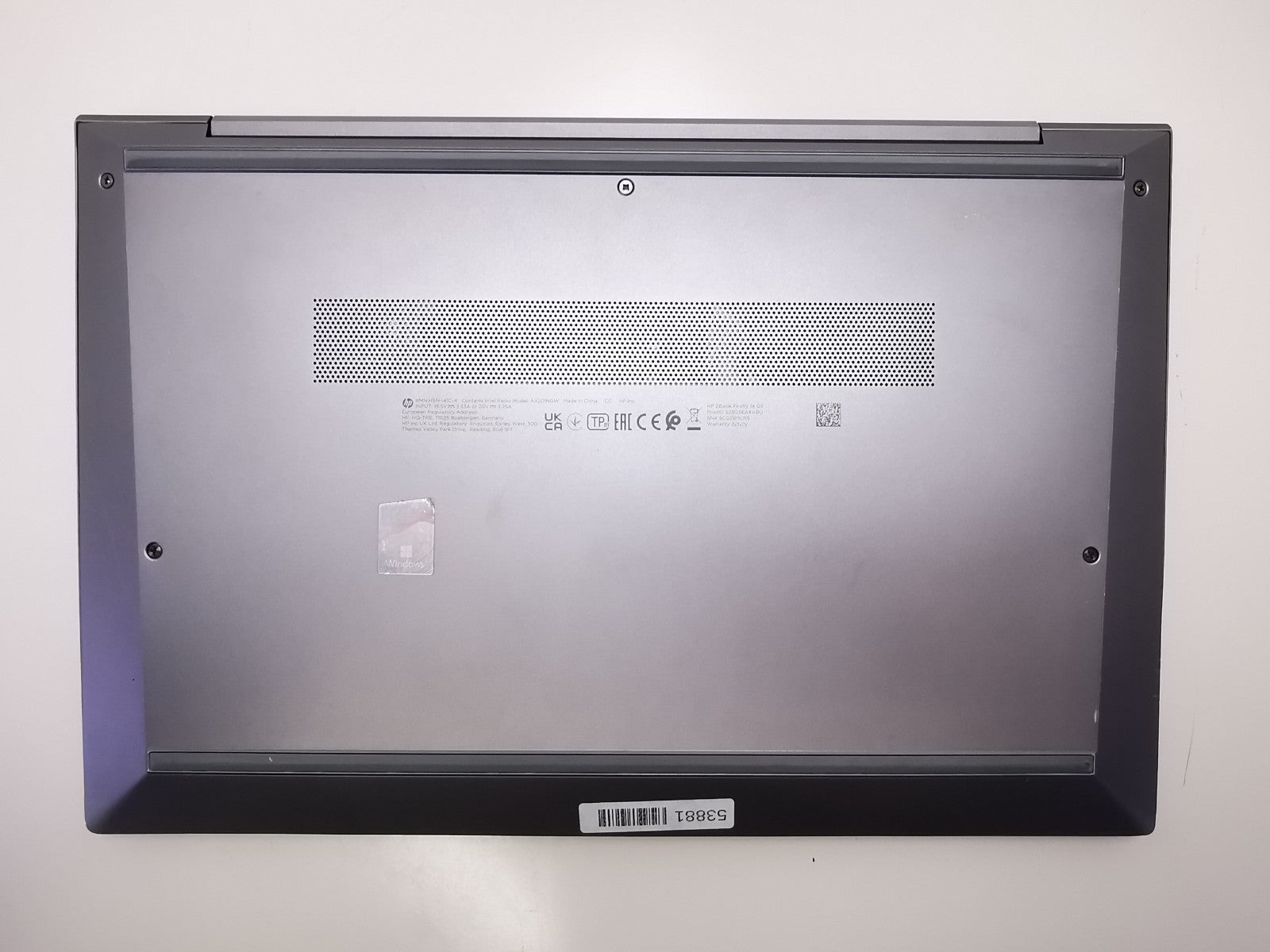 HP ZBook Firefly 14 G8 Laptop Intel i5 1135G7 16GB RAM 512GB SSD Windows 11
