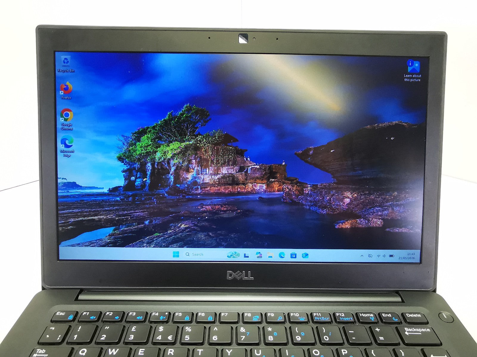 Dell Latitude 7290 12.5" Laptop - 8th Gen i5/8GB RAM/256GB SSD/Win 11 Pro