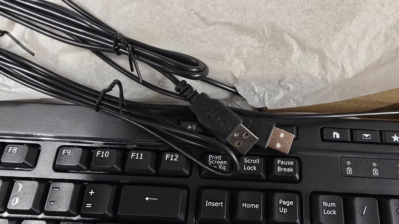 Adesso AKB-132CB-UK Antimicrobial Multimedia Desktop Keyboard and Mouse Set