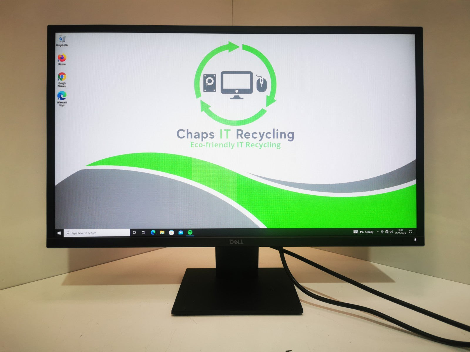 Dell E2720H 27" Monitor - VGA/Display Port - Stand Included