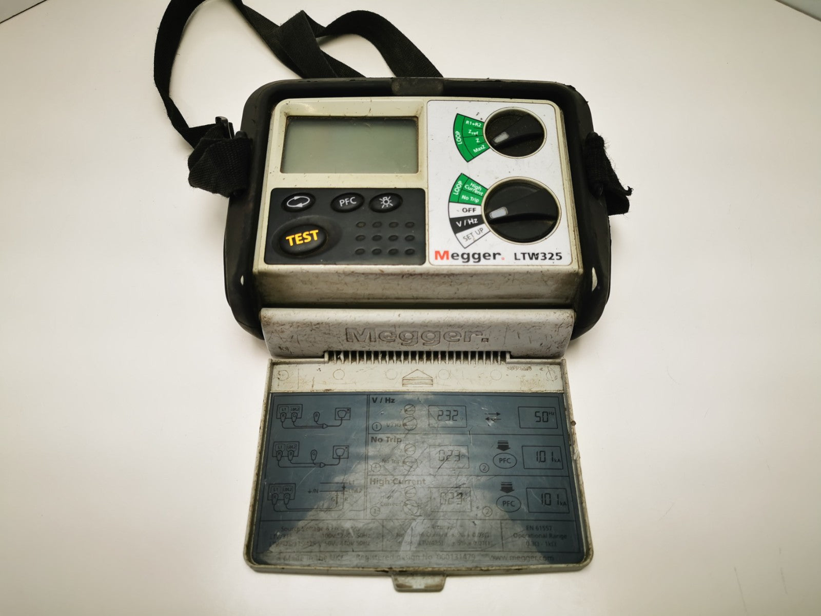 Megger LTW325 Electrical Loop Tester - Not Fully Tested - Powers On Uncalibrated