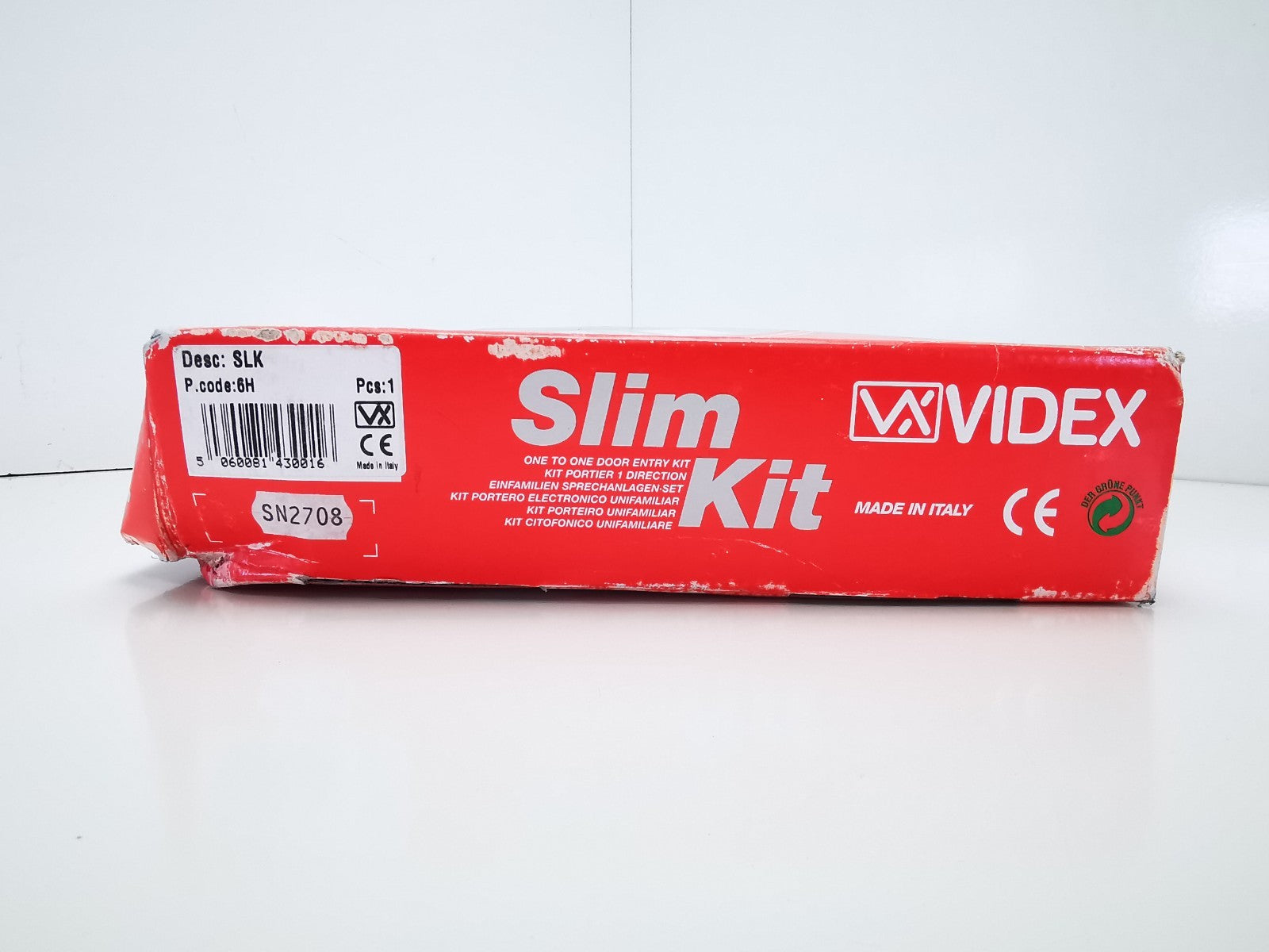 VIDEX SLK Audio 1 Way Intercom Slim Kit - New Open Box
