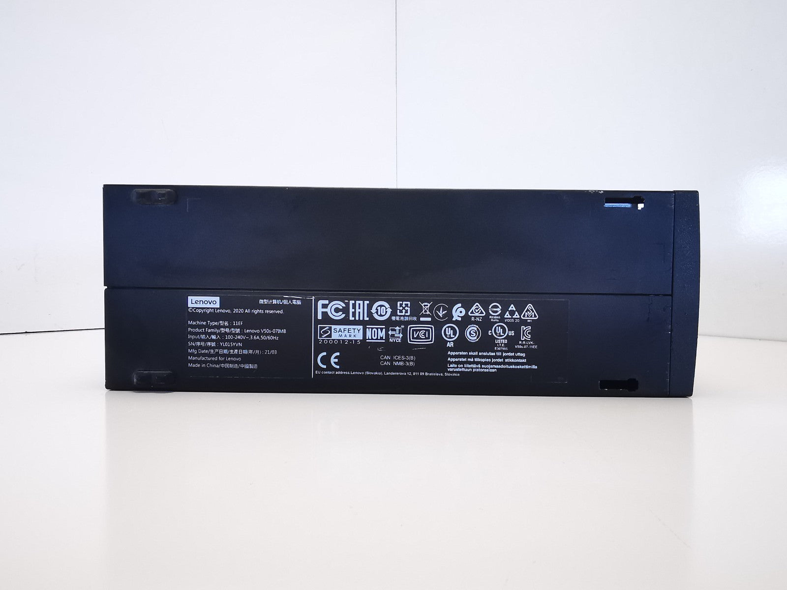 Lenovo V50s-07IMB SFF PC – 10th Gen i5/8GB RAM/256GB NVMe SSD/Windows 11 Pro