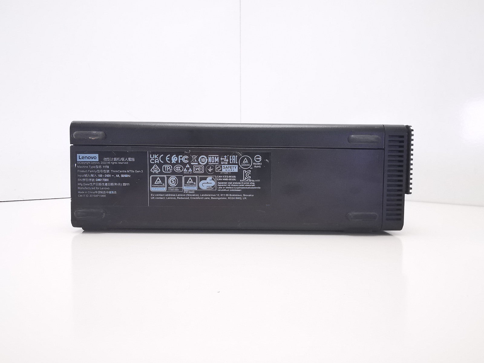 Lenovo	ThinkCentre M70s Gen 3 SFF PC - 12th Gen i5/8GB RAM/256GB SSD/Win 11 Pro