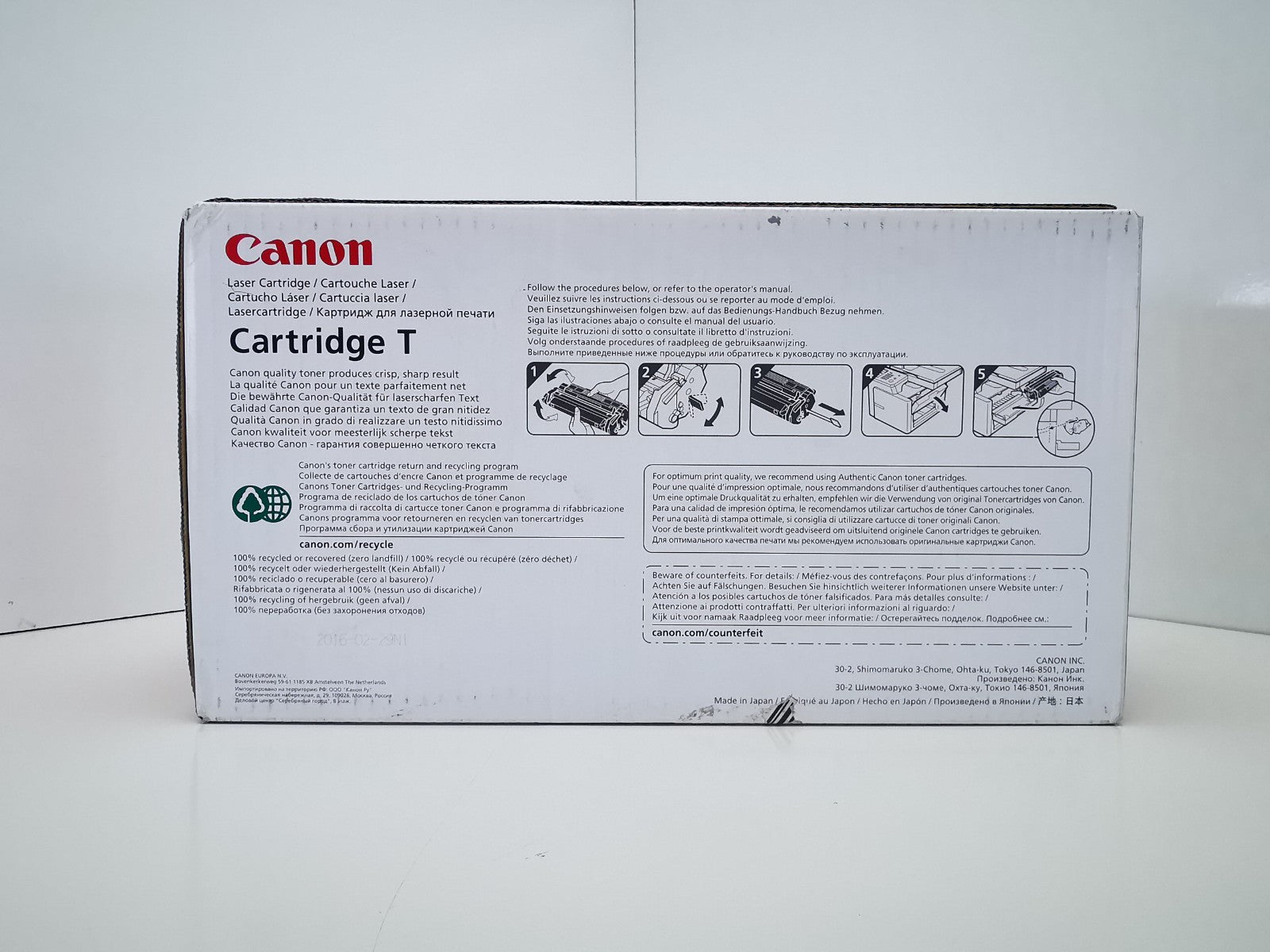Genuine Canon 7833A002(AA) Monochrome Printer Cartridge - BRAND NEW