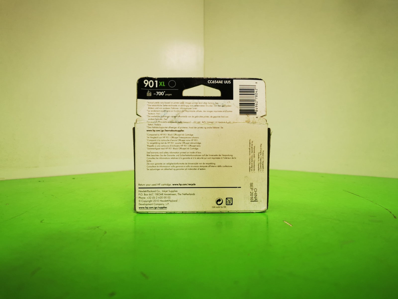 HP 901XL (P/N: CC654AE) Genuine Black Ink - BRAND NEW