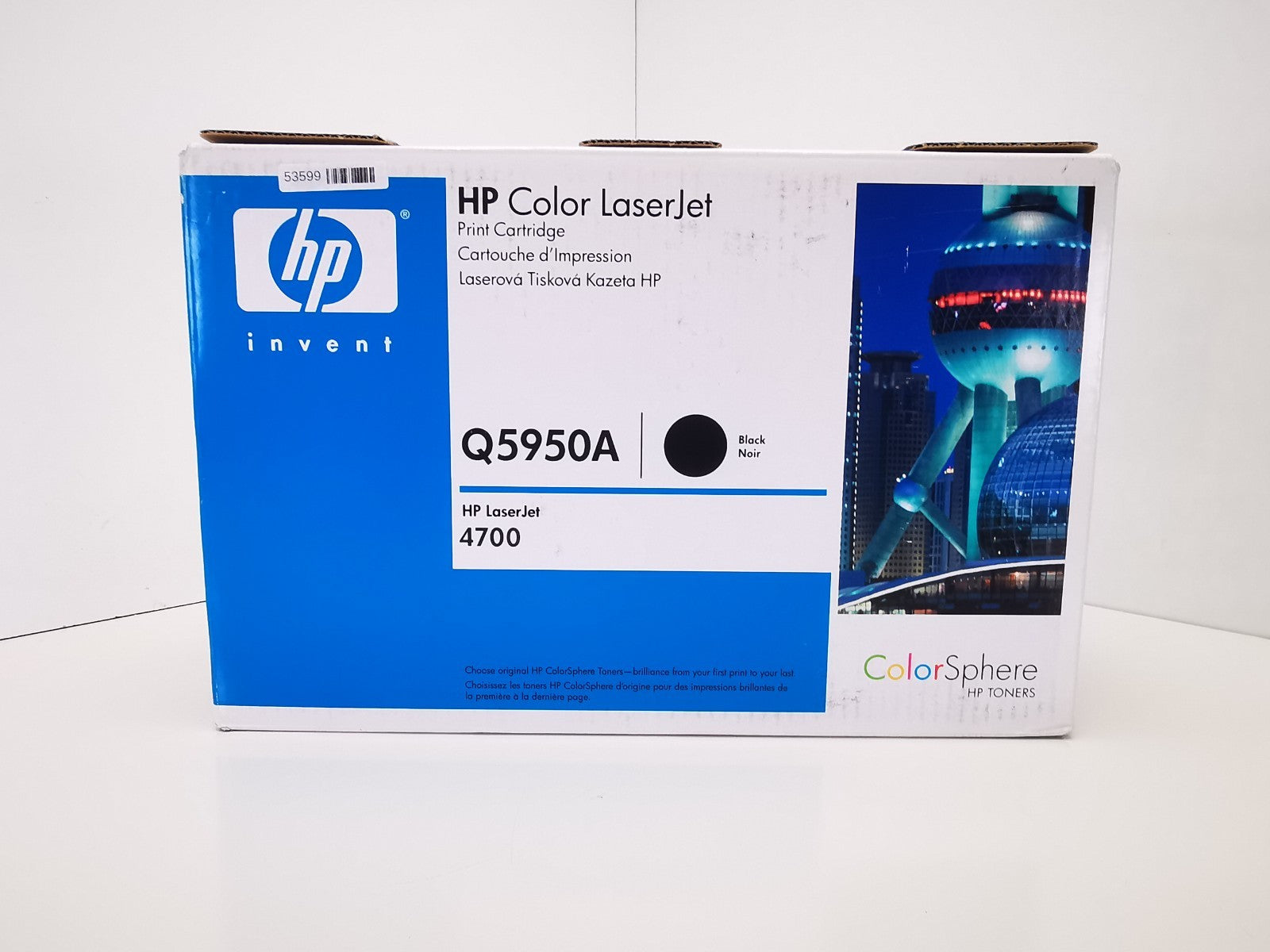 Genuine HP Q5950A Black Print Cartridge - NEW OPEN BOX - HP LaserJet 4700