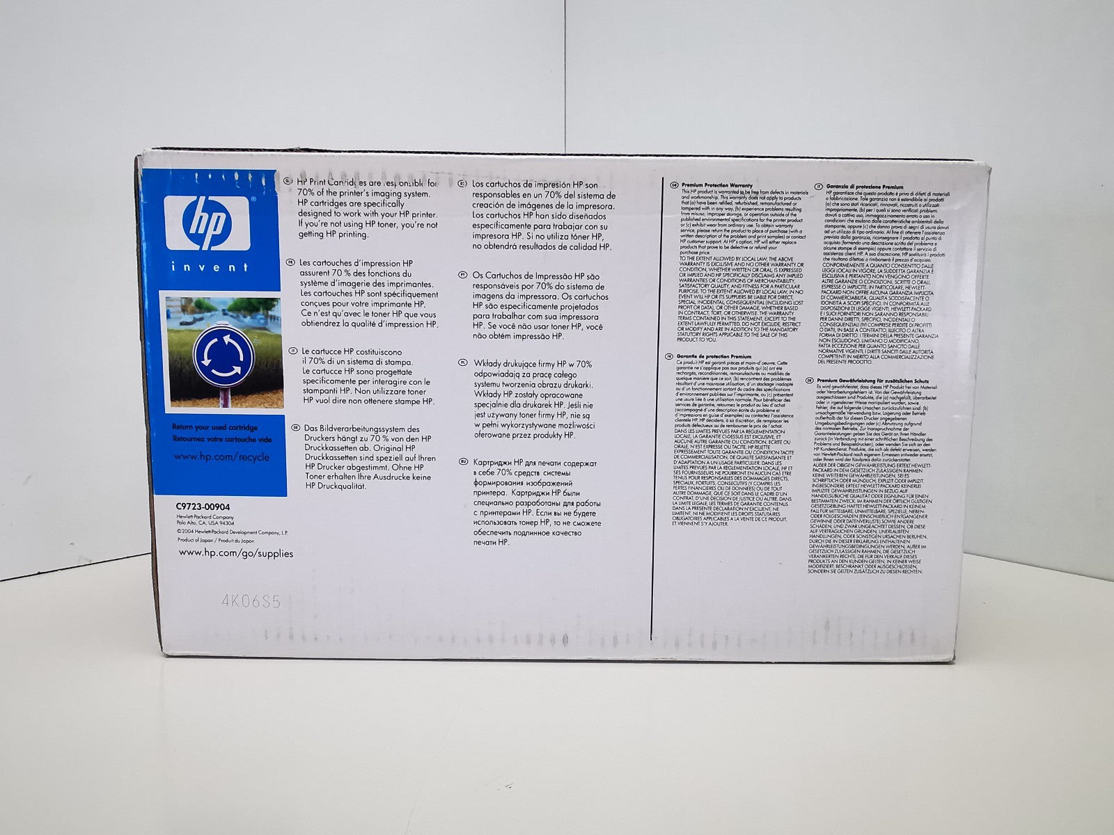 Genuine HP C9723A Magenta Print Cartridge - BRAND NEW - LaserJet Series 4600