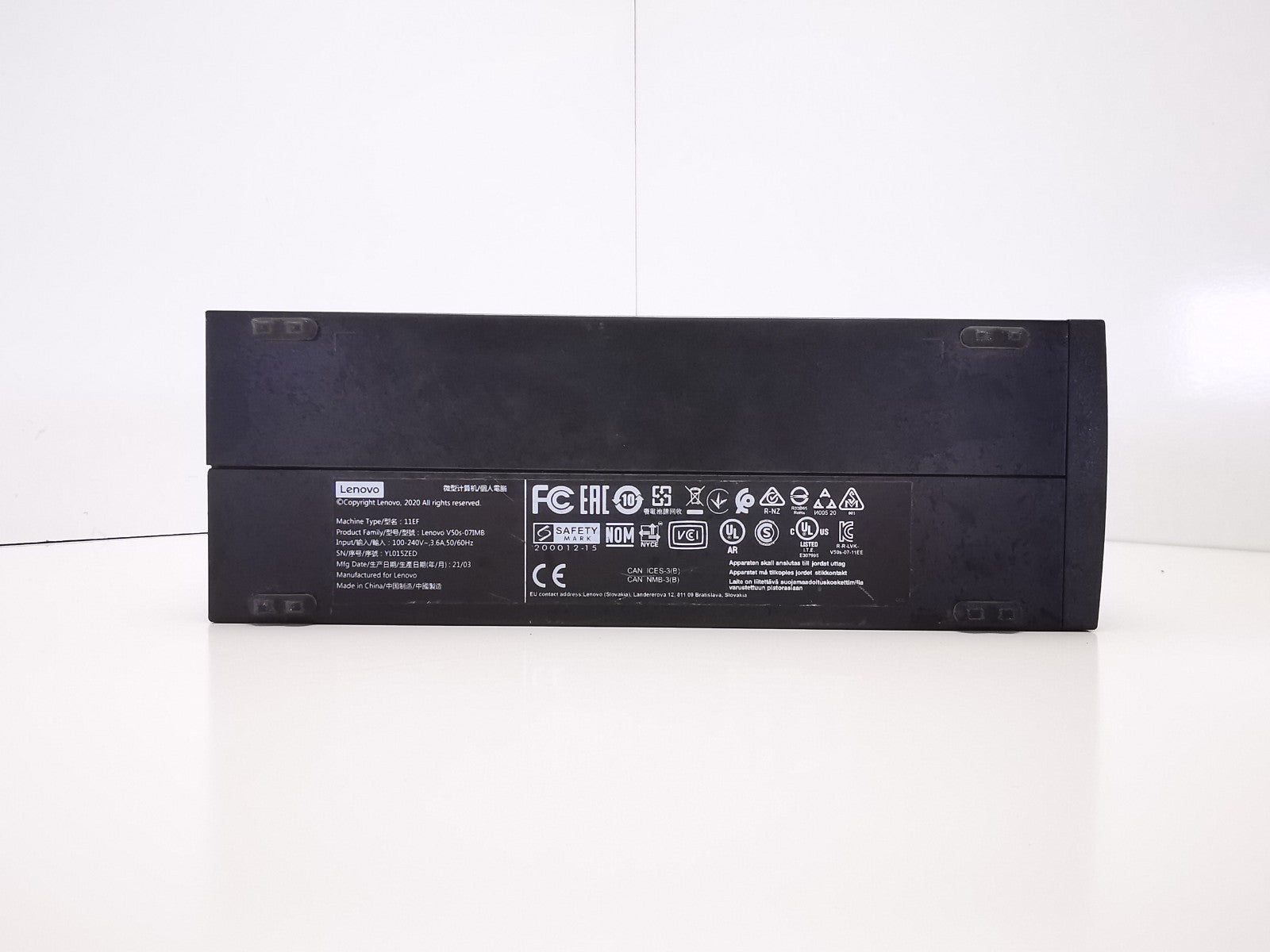 Lenovo V50s-07IMB SFF PC – 10th Gen i5/8GB RAM/256GB SSD/Win 11 Pro