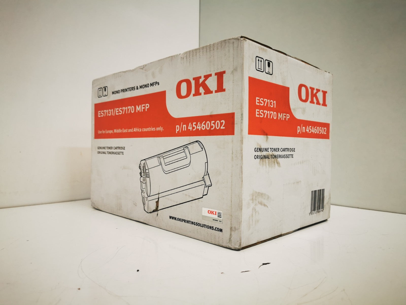 Genuine OKI 45460502 Black Toner Cartridge - BRAND NEW