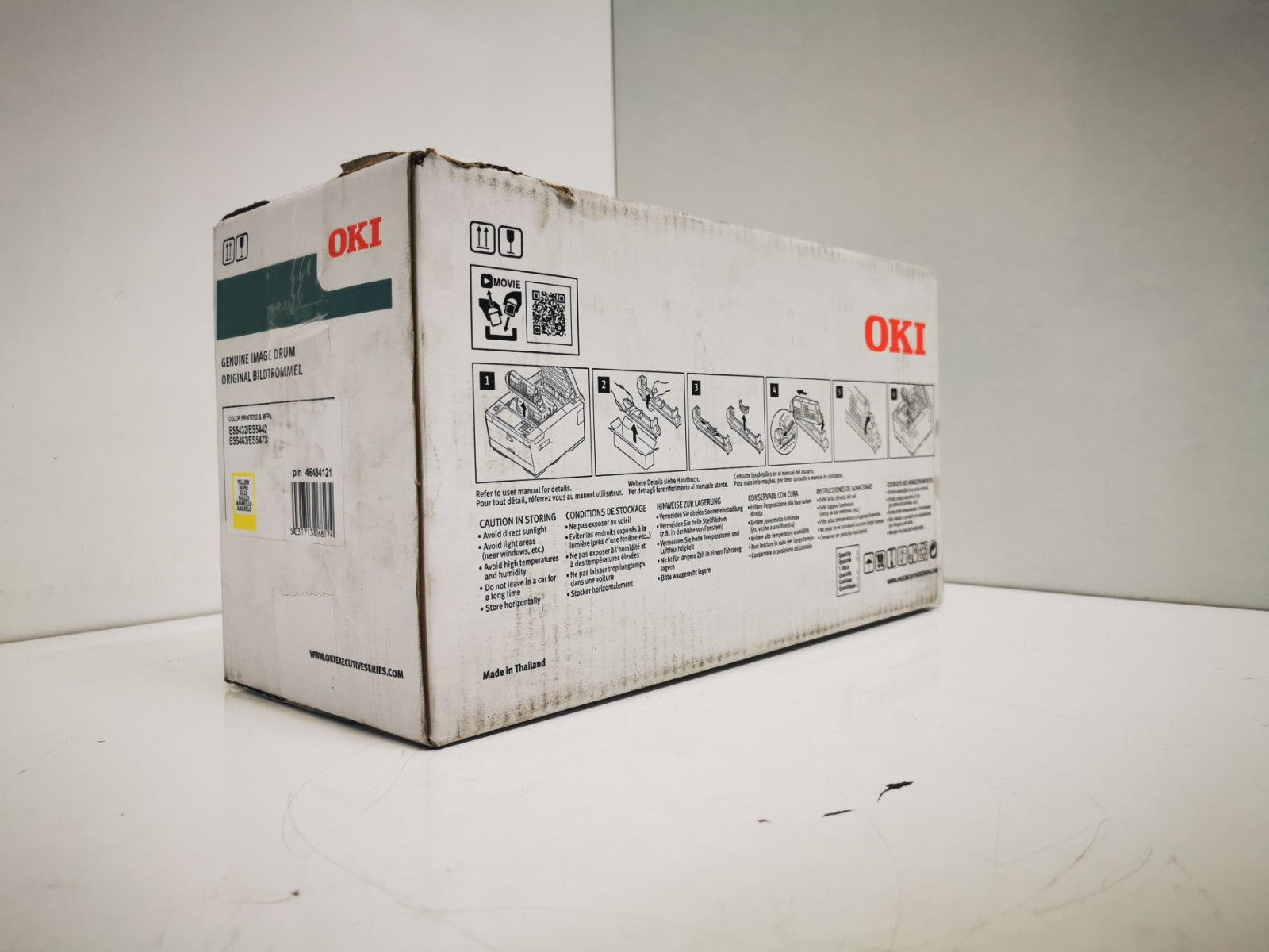 Genuine OKI 46484121 Yellow Image Drum - BRAND NEW