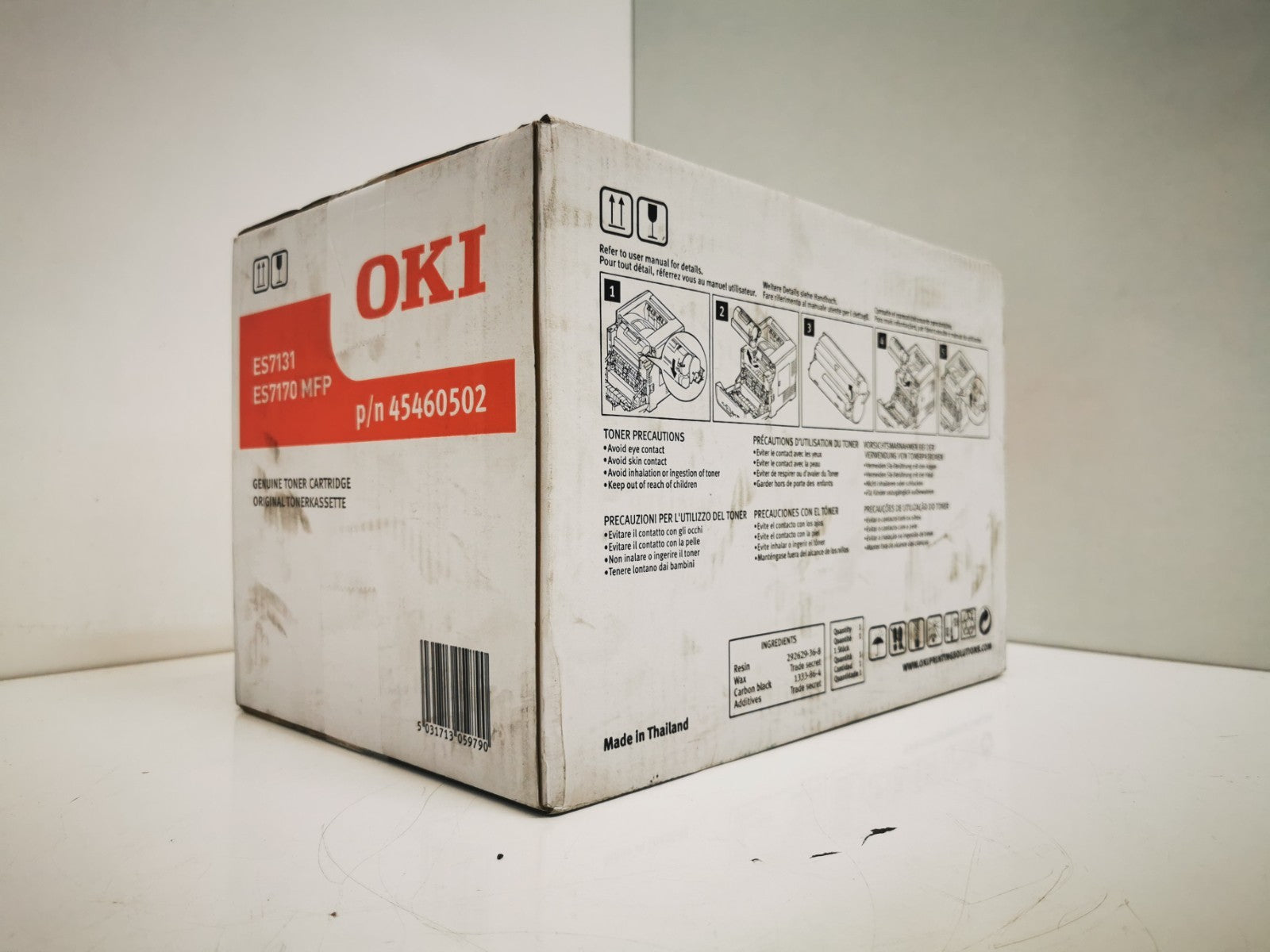 Genuine OKI 45460502 Black Toner Cartridge - BRAND NEW