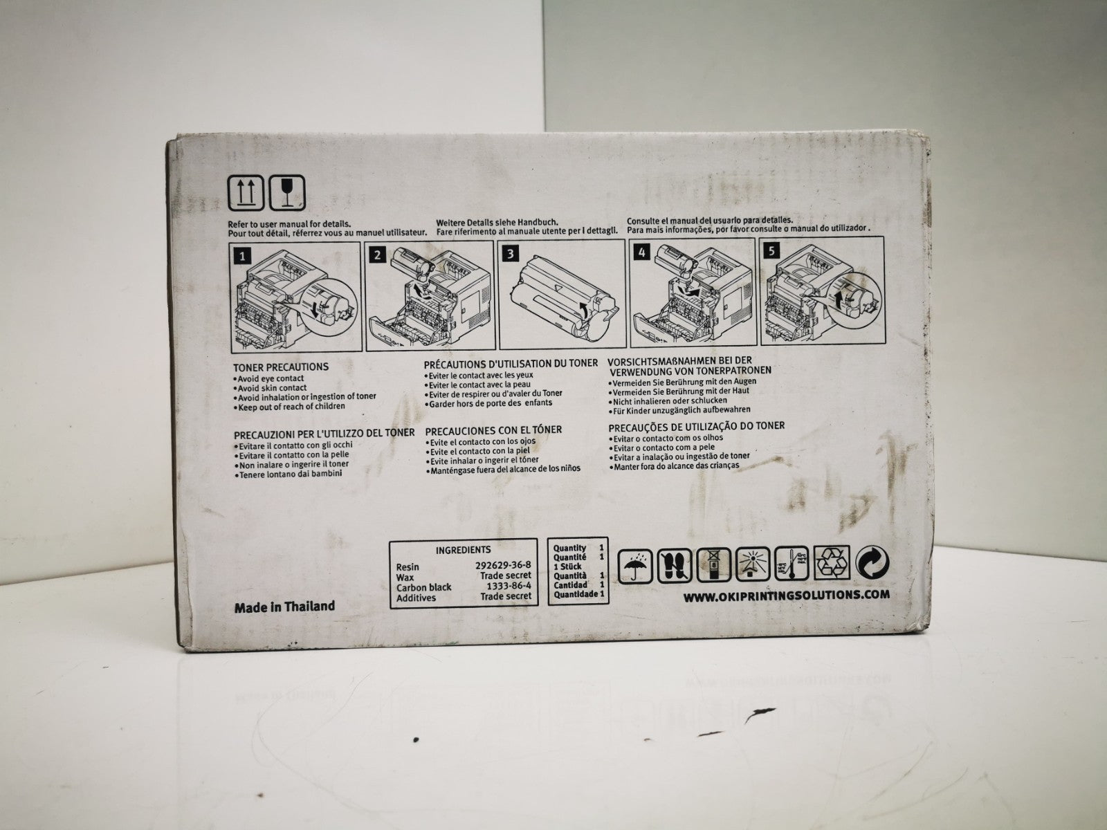Genuine OKI 45460502 Black Toner Cartridge - BRAND NEW