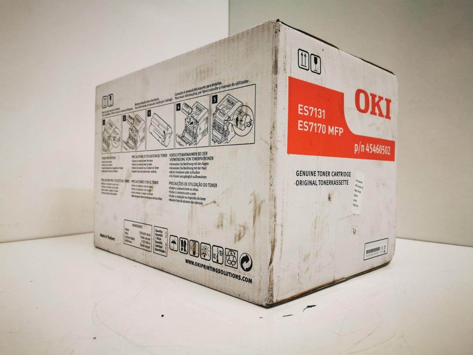 Genuine OKI 45460502 Black Toner Cartridge - BRAND NEW