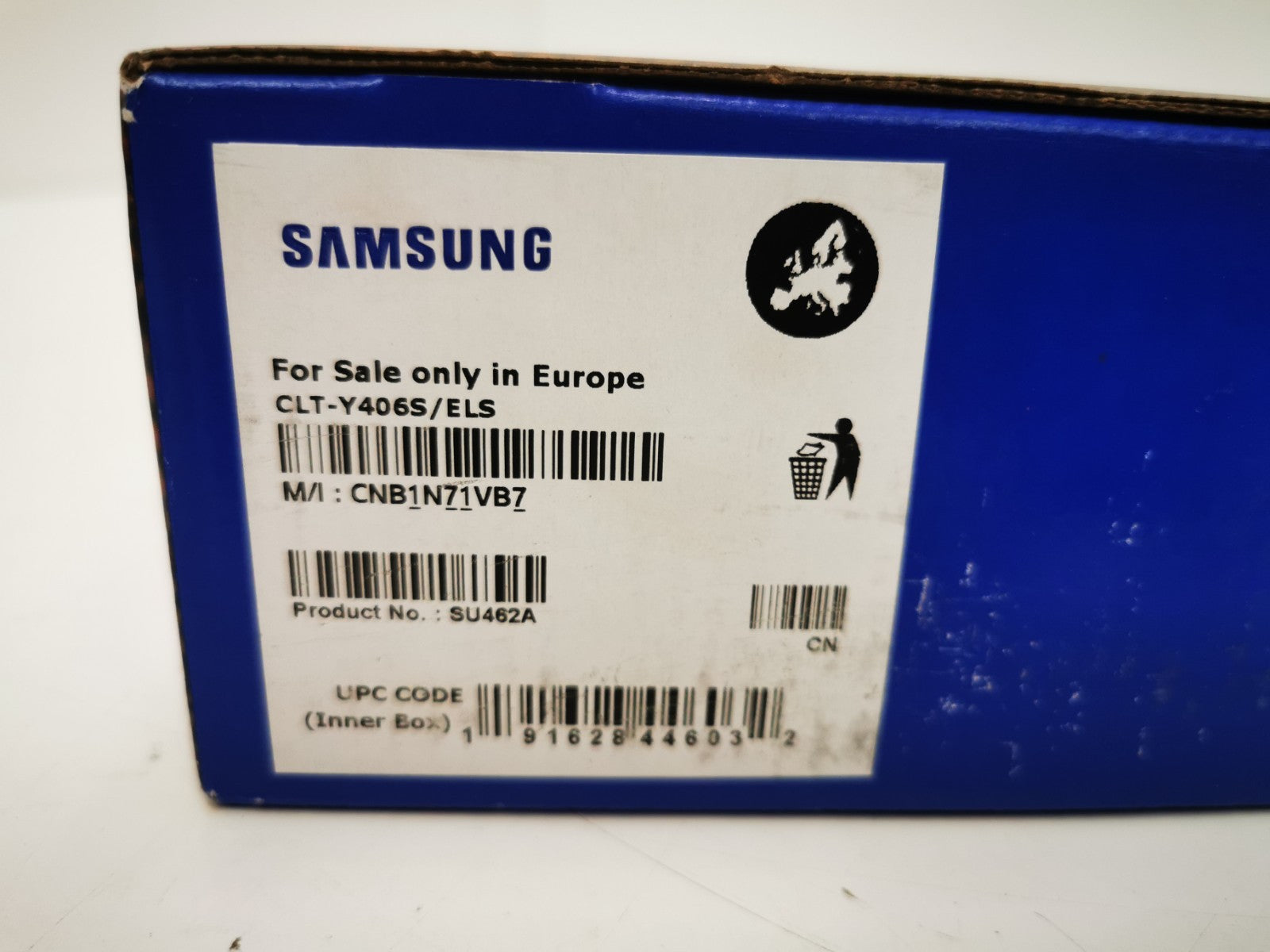 Genuine Samsung Y406S (SU462A) Yellow Toner Cartridge - BRAND NEW