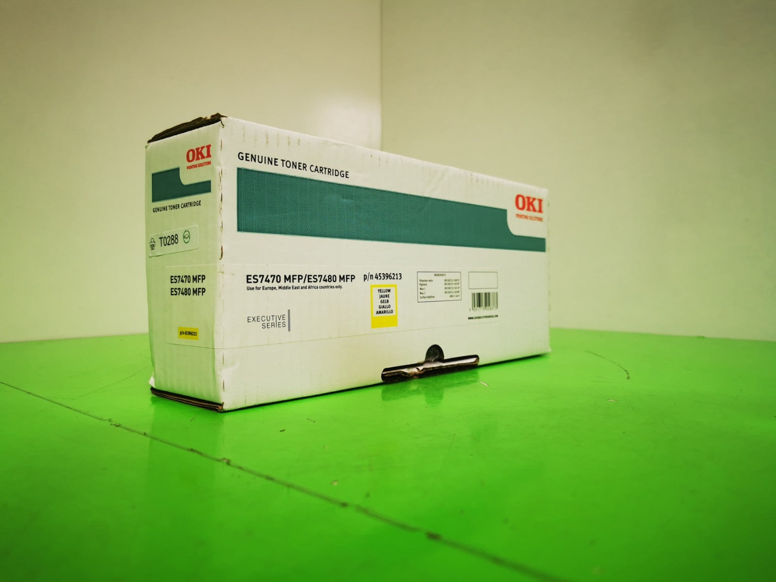 Genuine OKI 45396213 Yellow Toner Cartridge - BRAND NEW