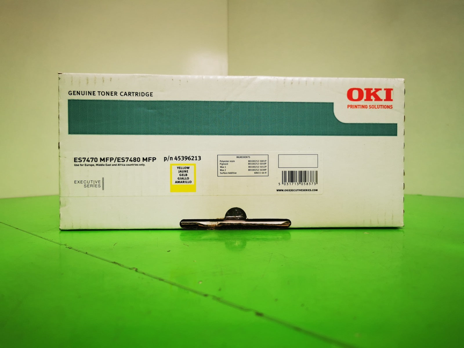 Genuine OKI 45396213 Yellow Toner Cartridge - BRAND NEW