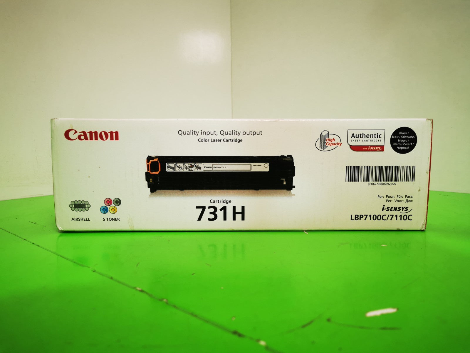 Genuine Canon 731H (6273B002) Black Laser Cartridge - BRAND NEW