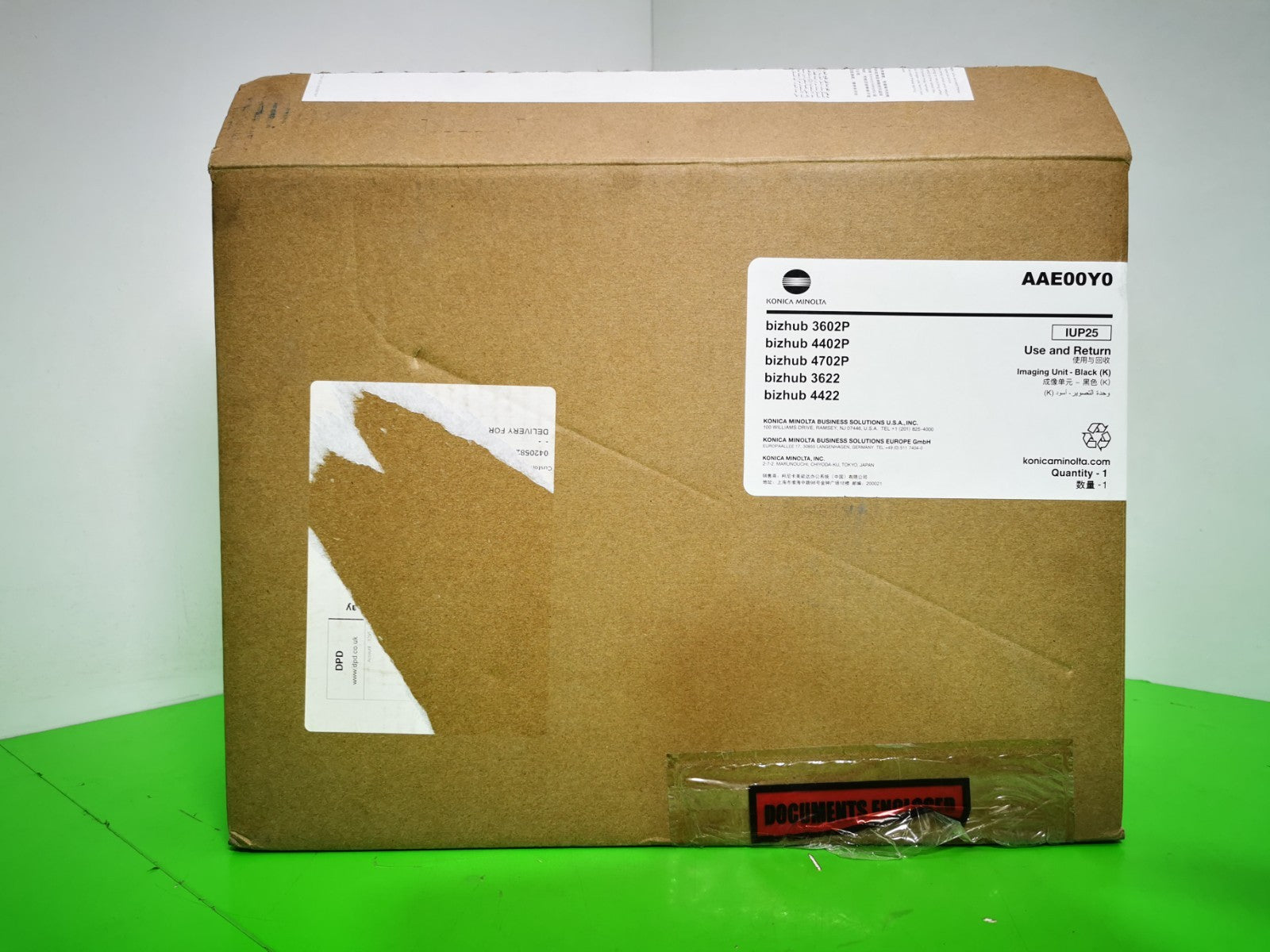 New Genuine Konica Minolta IUP-25 Black Drum Unit - AAE00Y0