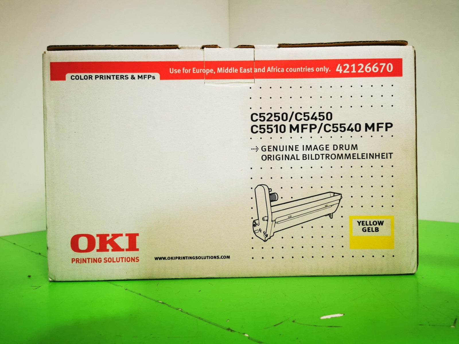 Genuine OKI Image Drum Type - Yellow (42126670) - BRAND NEW