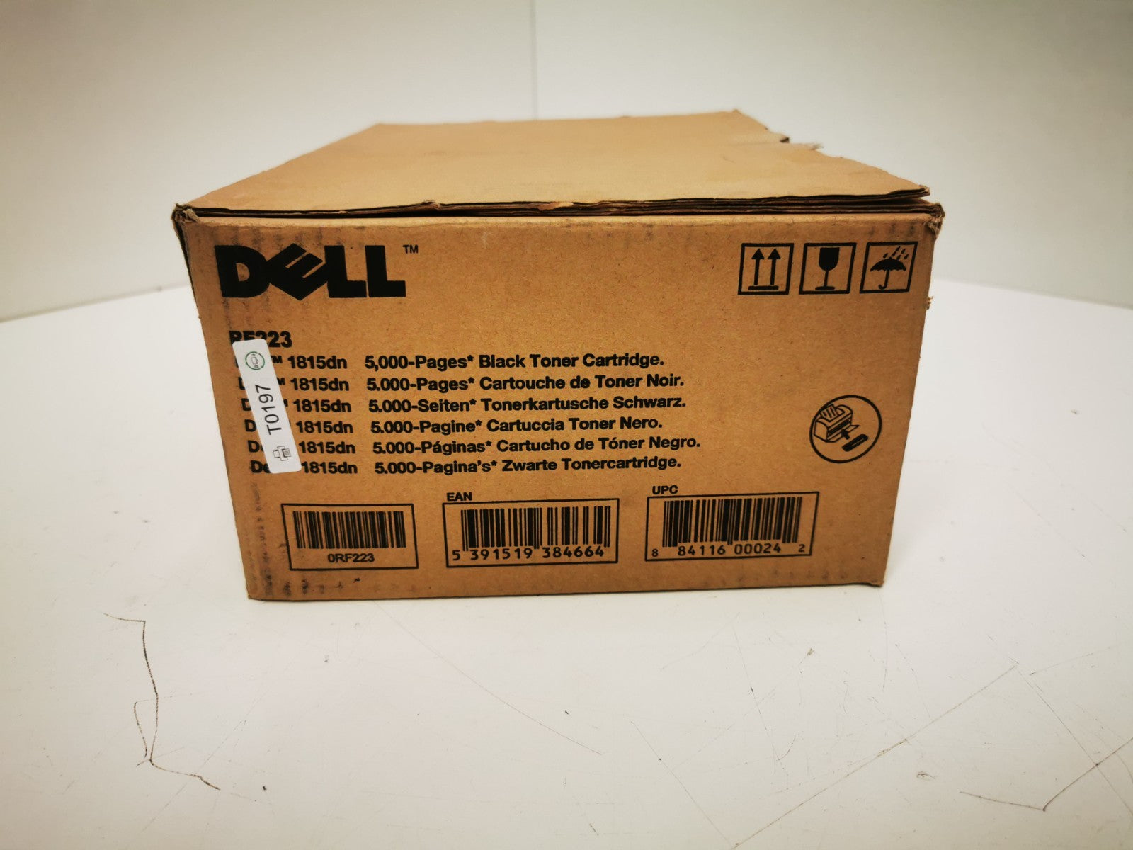 Genuine Dell RF223 Black Toner Cartridge - BRAND NEW OPEN BOX