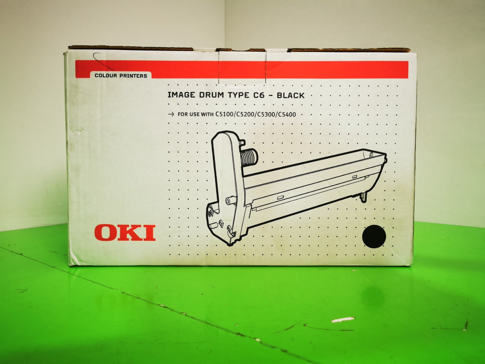 Genuine OKI Image Drum Type C6 - Black (42126608) - BRAND NEW