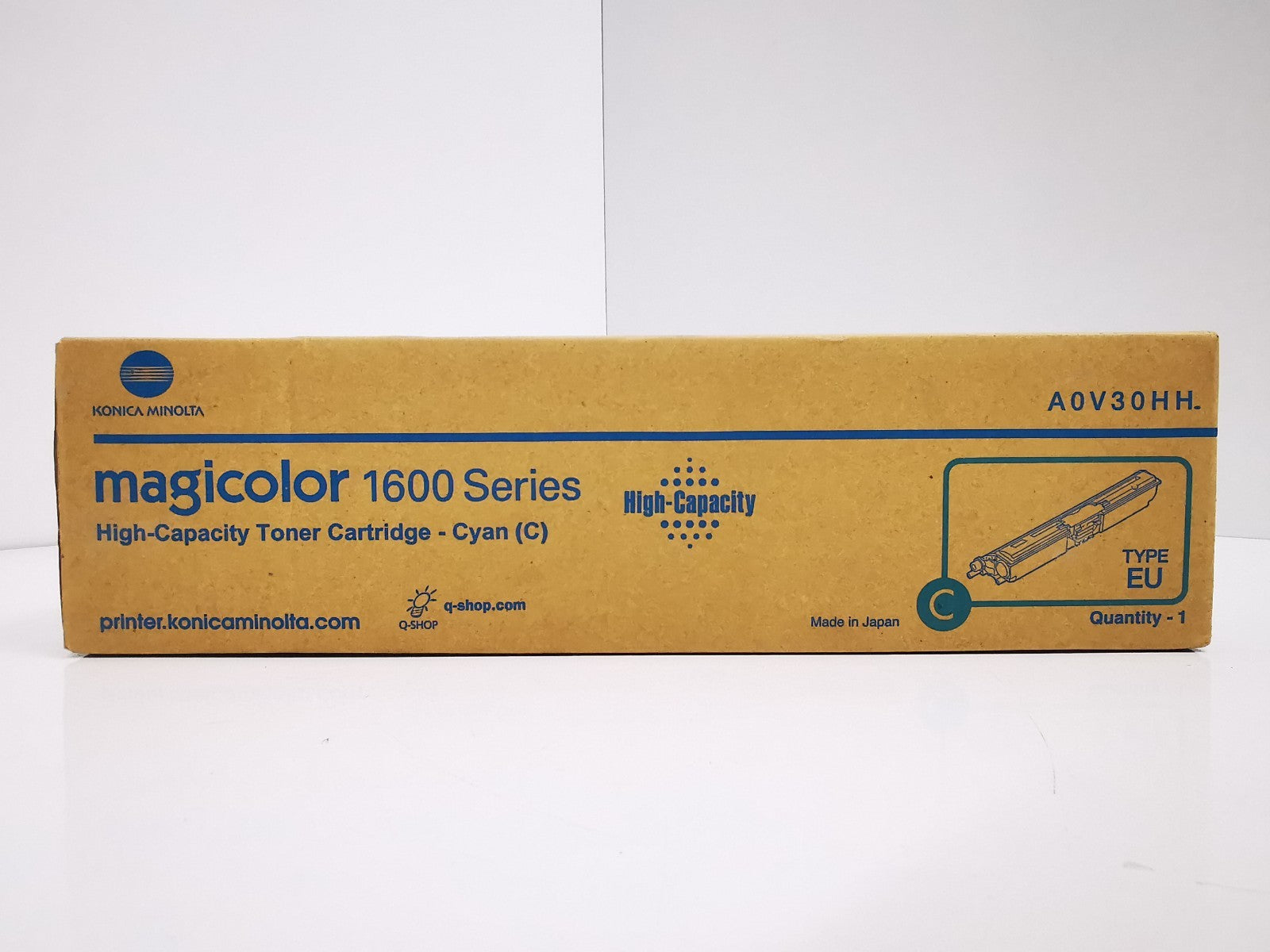 Genuine Konica Mintola Cyan Toner Cartridge (A0V30HH) - BRAND NEW