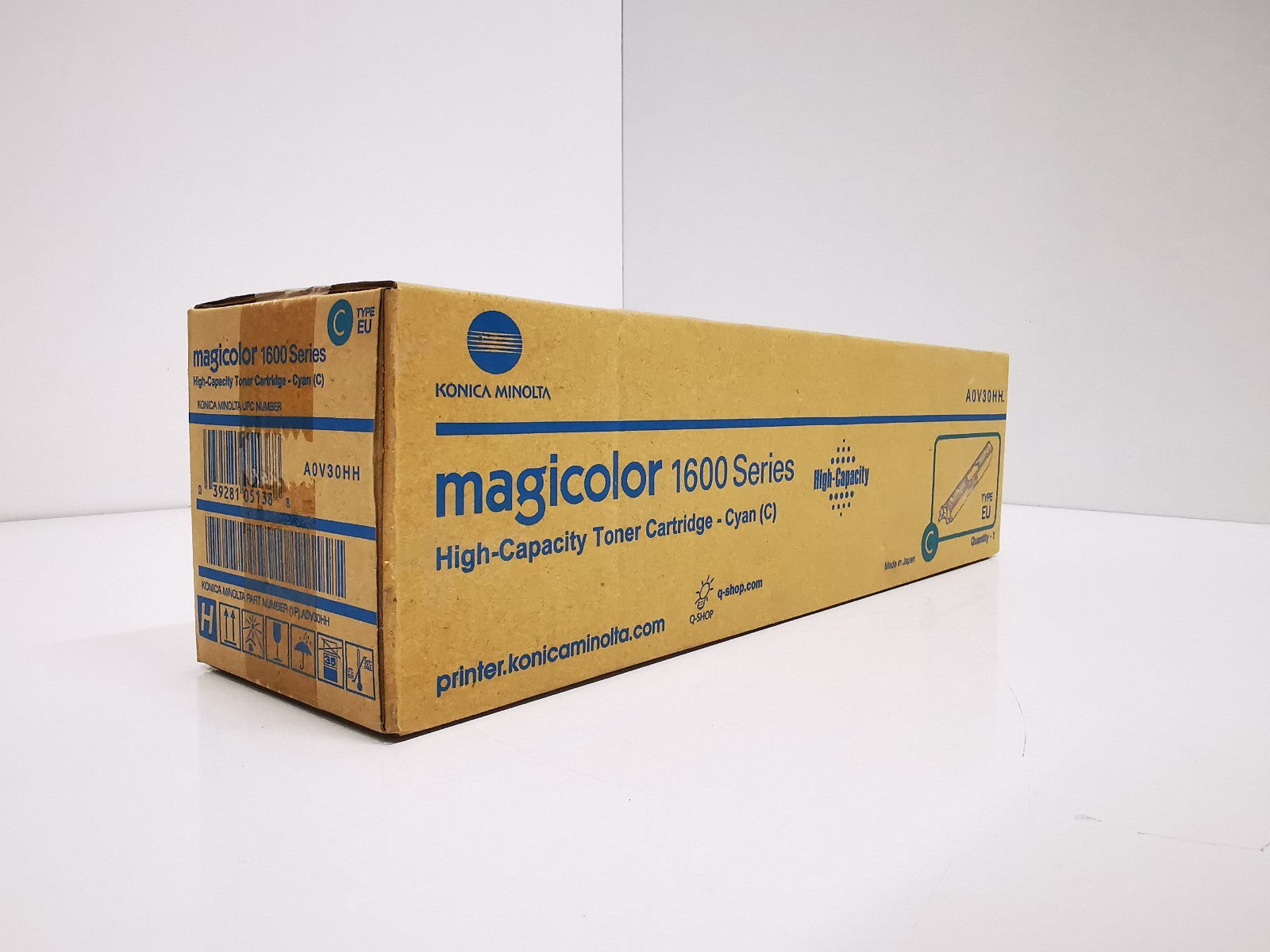 Genuine Konica Mintola Cyan Toner Cartridge (A0V30HH) - BRAND NEW