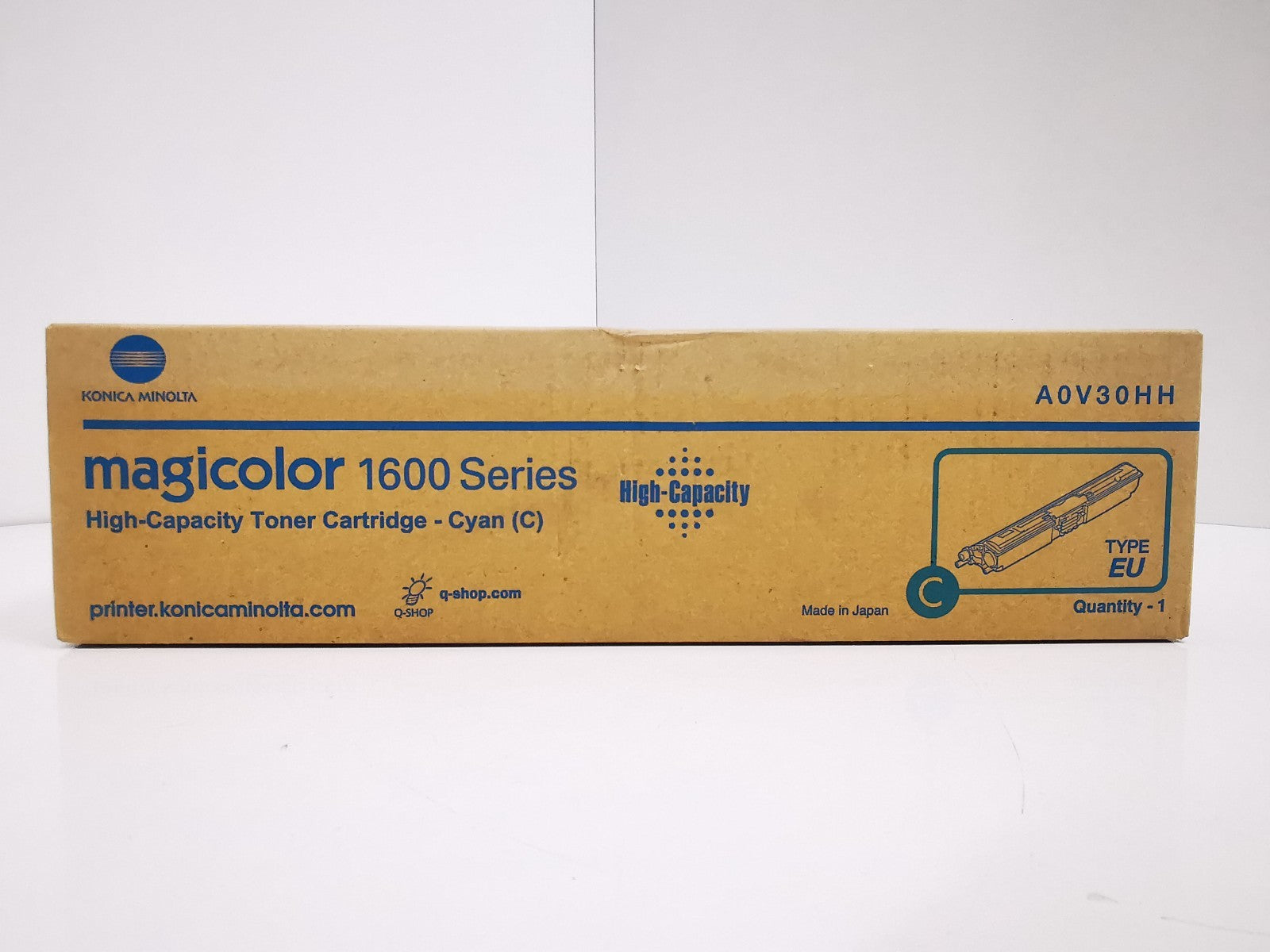 Genuine Konica Mintola Cyan Toner Cartridge (A0V30HH) - BRAND NEW