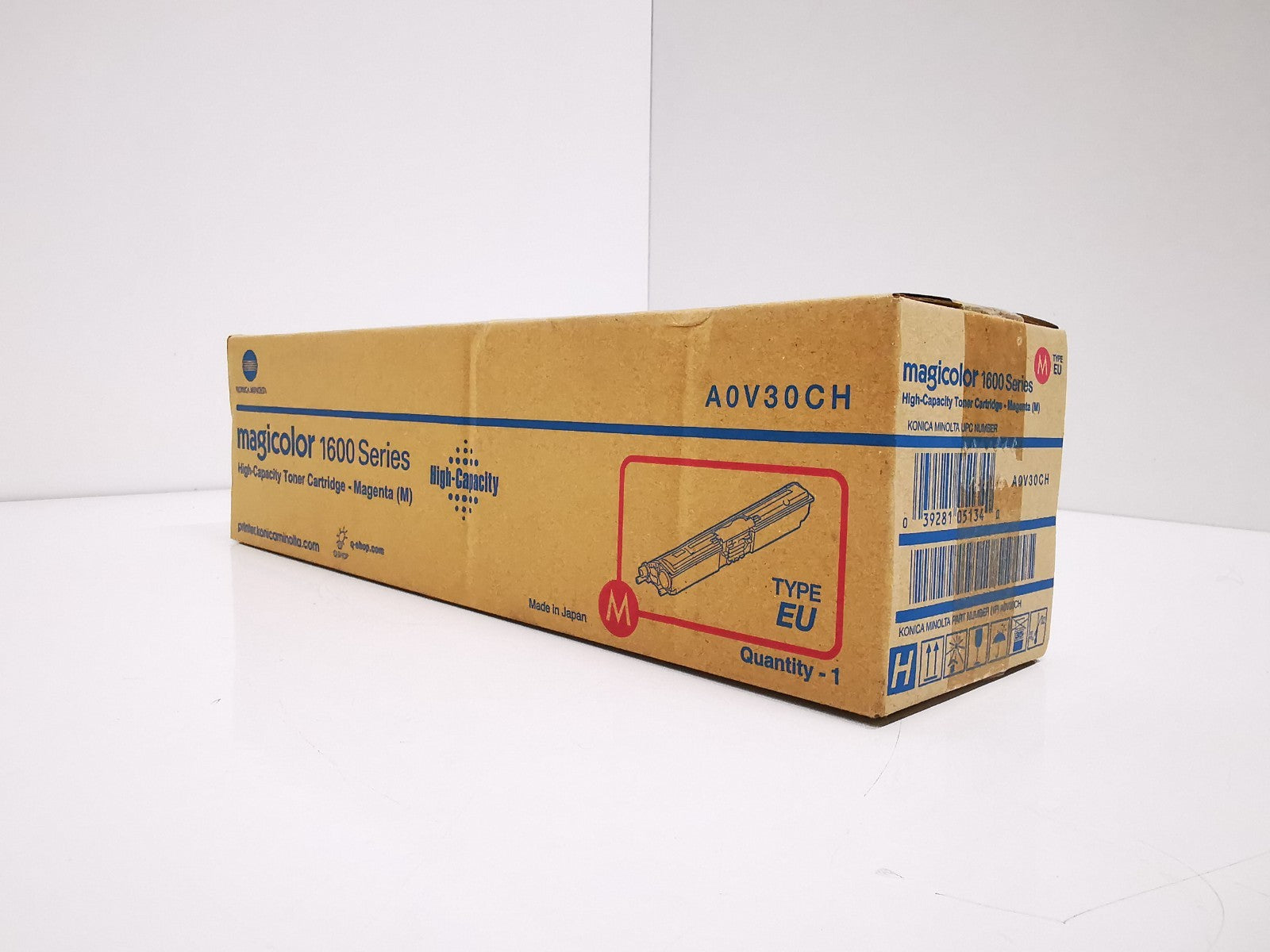 Genuine Konica Mintola Magenta Toner Cartridge (A0V30CH) - BRAND NEW