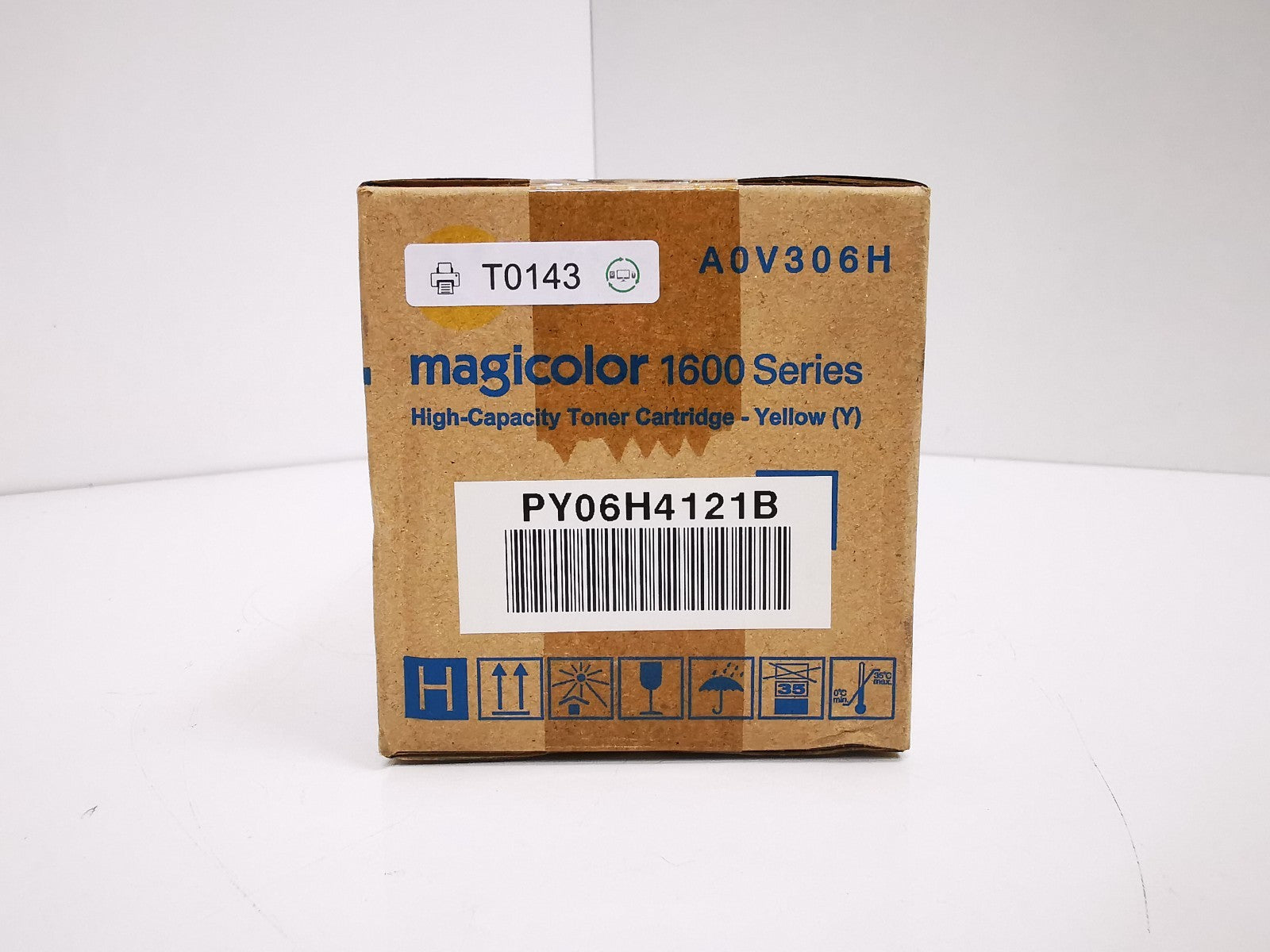Genuine Konica Mintola Yellow Toner Cartridge (A0V306H) - BRAND NEW