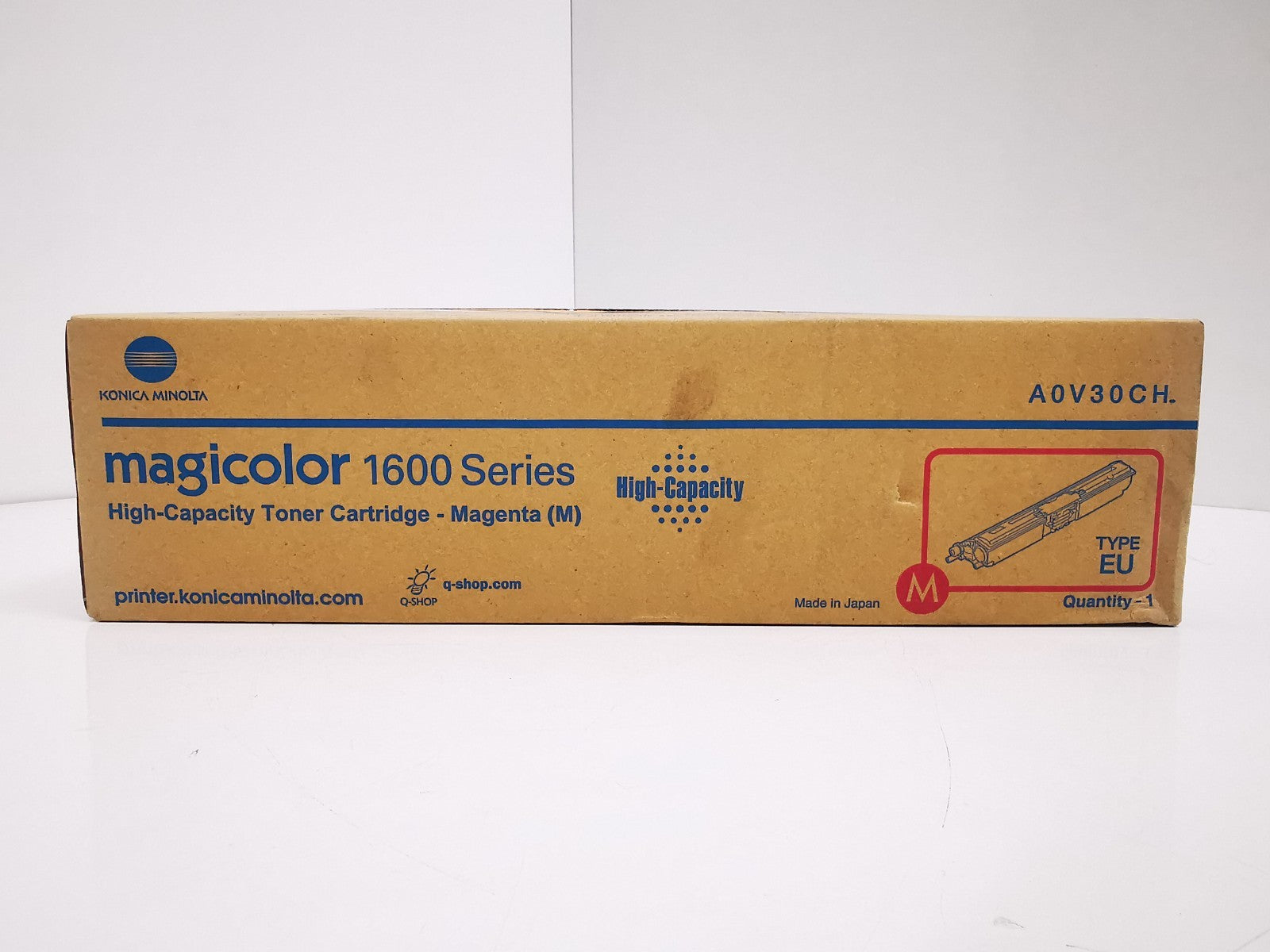 Genuine Konica Mintola Magenta Toner Cartridge (A0V30CH) - BRAND NEW