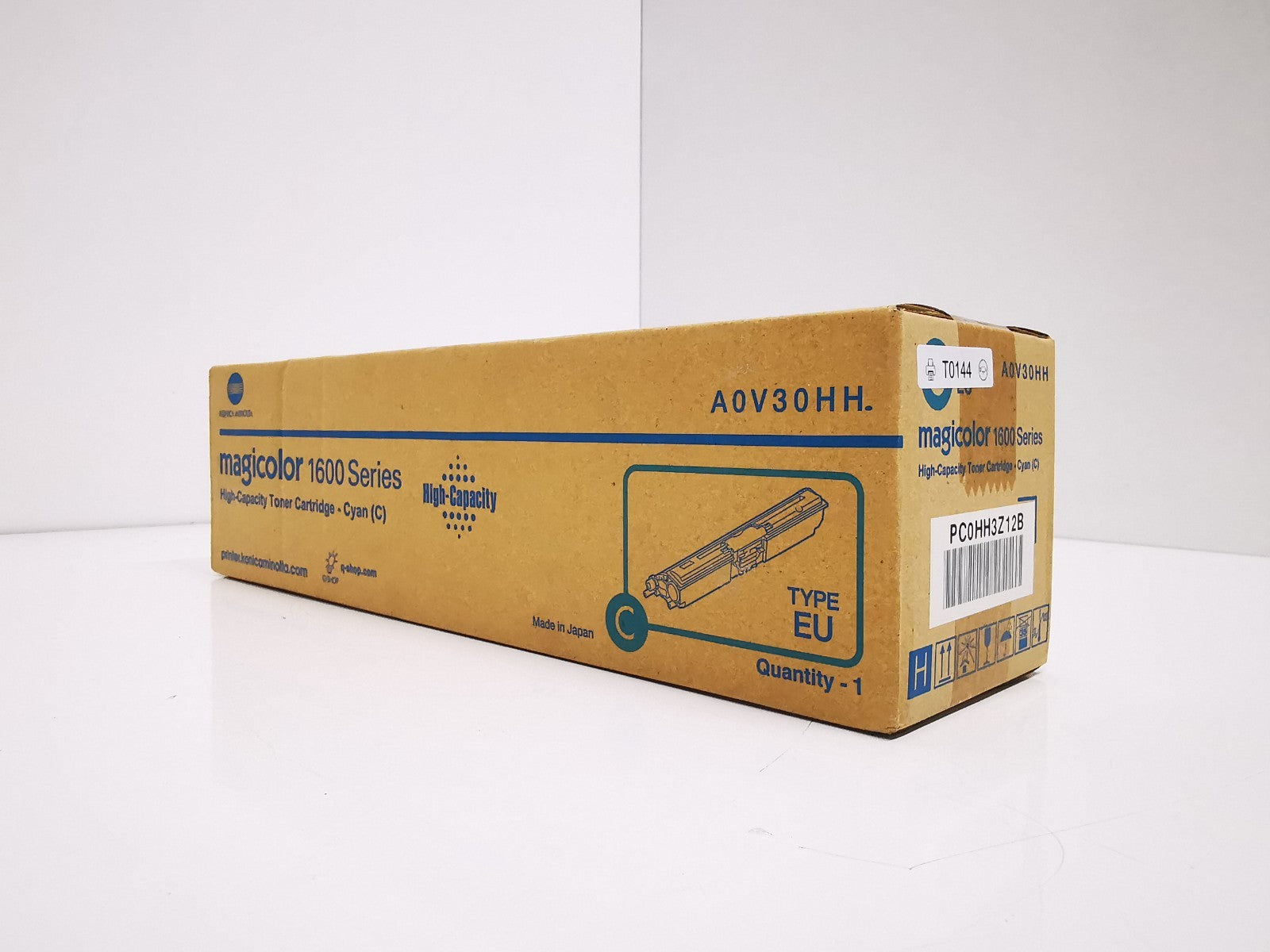 Genuine Konica Mintola Cyan Toner Cartridge (A0V30HH) - BRAND NEW