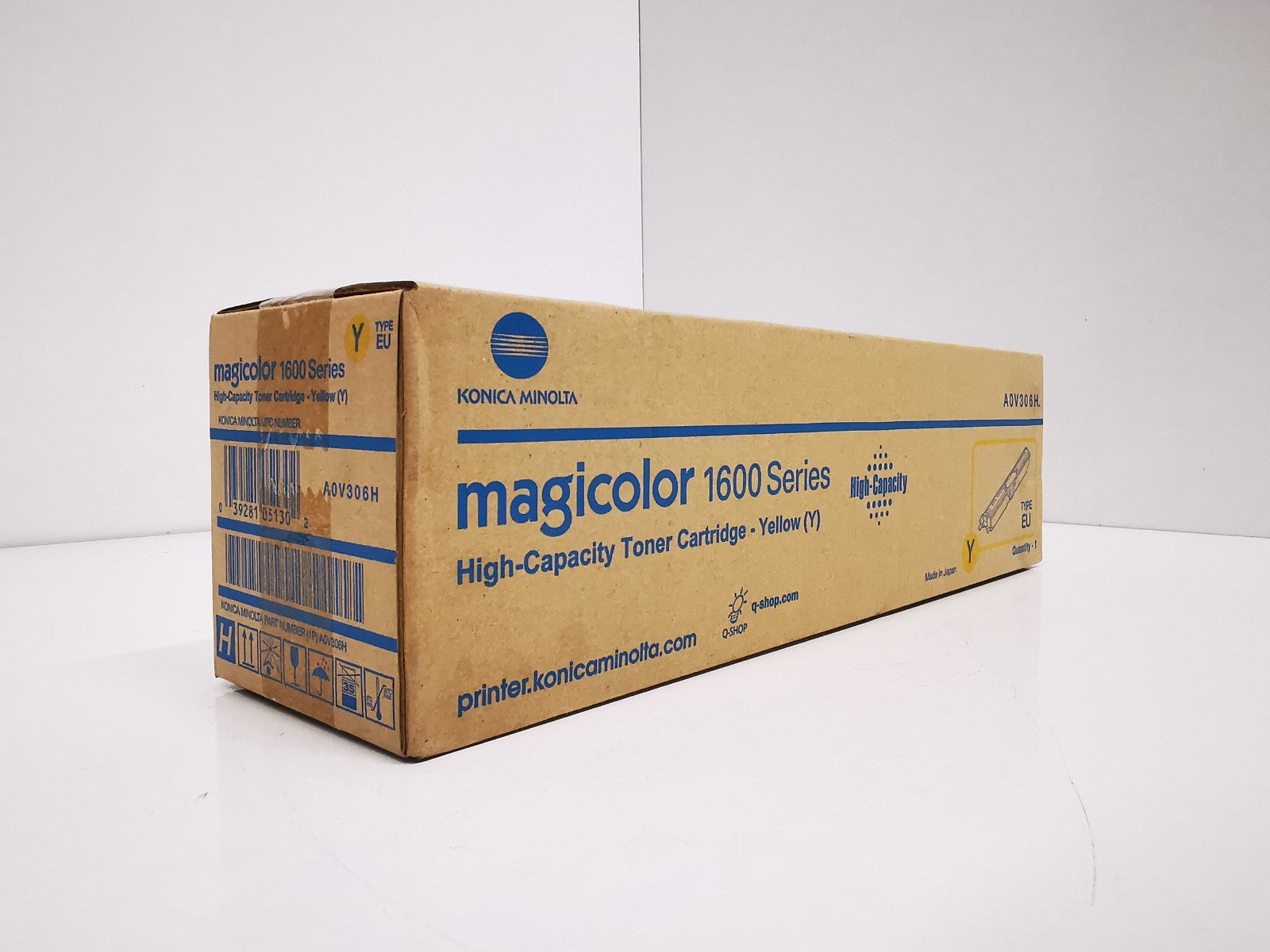Genuine Konica Mintola Yellow Toner Cartridge (A0V306H) - BRAND NEW