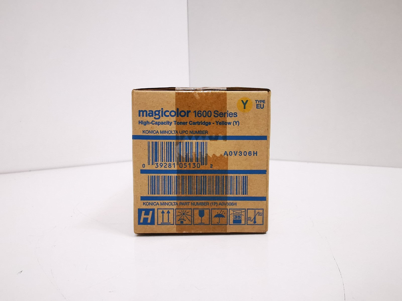 Genuine Konica Mintola Yellow Toner Cartridge (A0V306H) - BRAND NEW