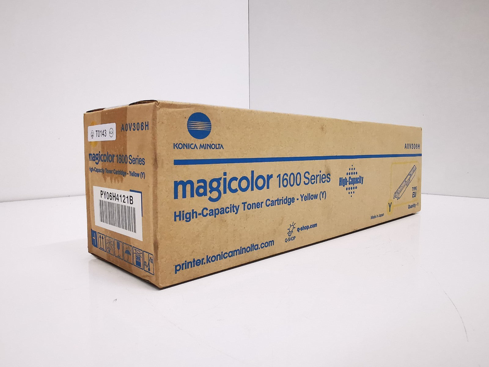 Genuine Konica Mintola Yellow Toner Cartridge (A0V306H) - BRAND NEW